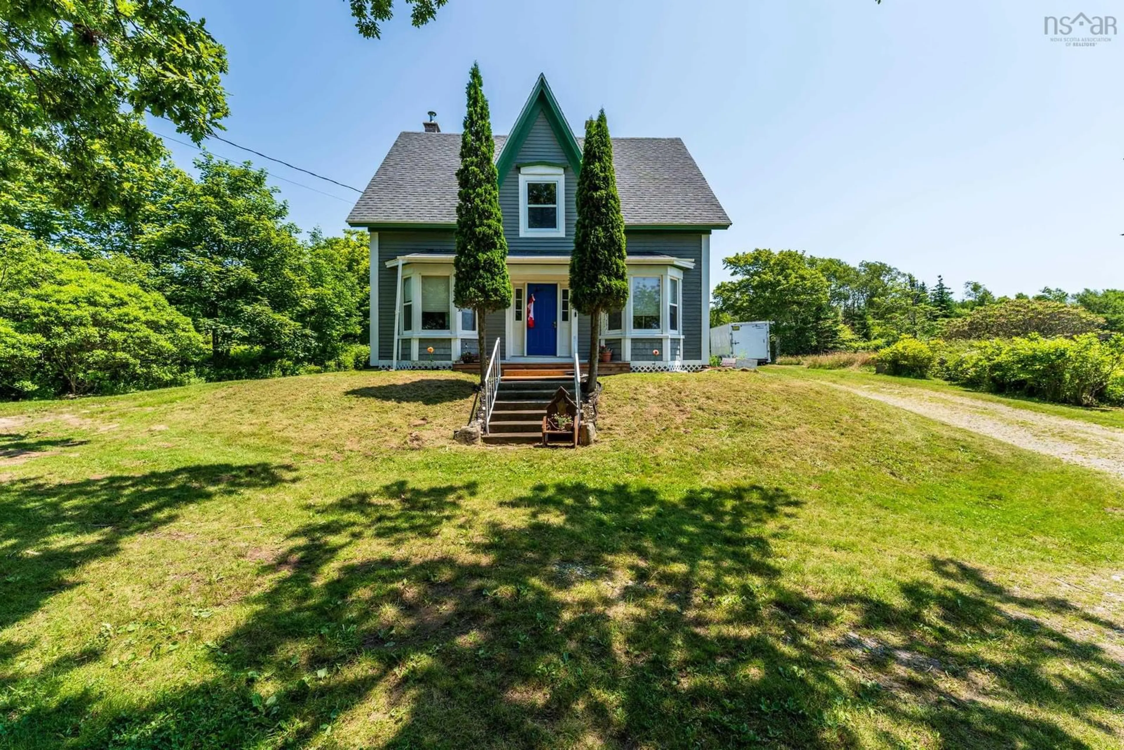 A pic from outside/outdoor area/front of a property/back of a property/a pic from drone, unknown for 526 Cedar Lake Rd, Cedar Lake Nova Scotia B5A 5L8