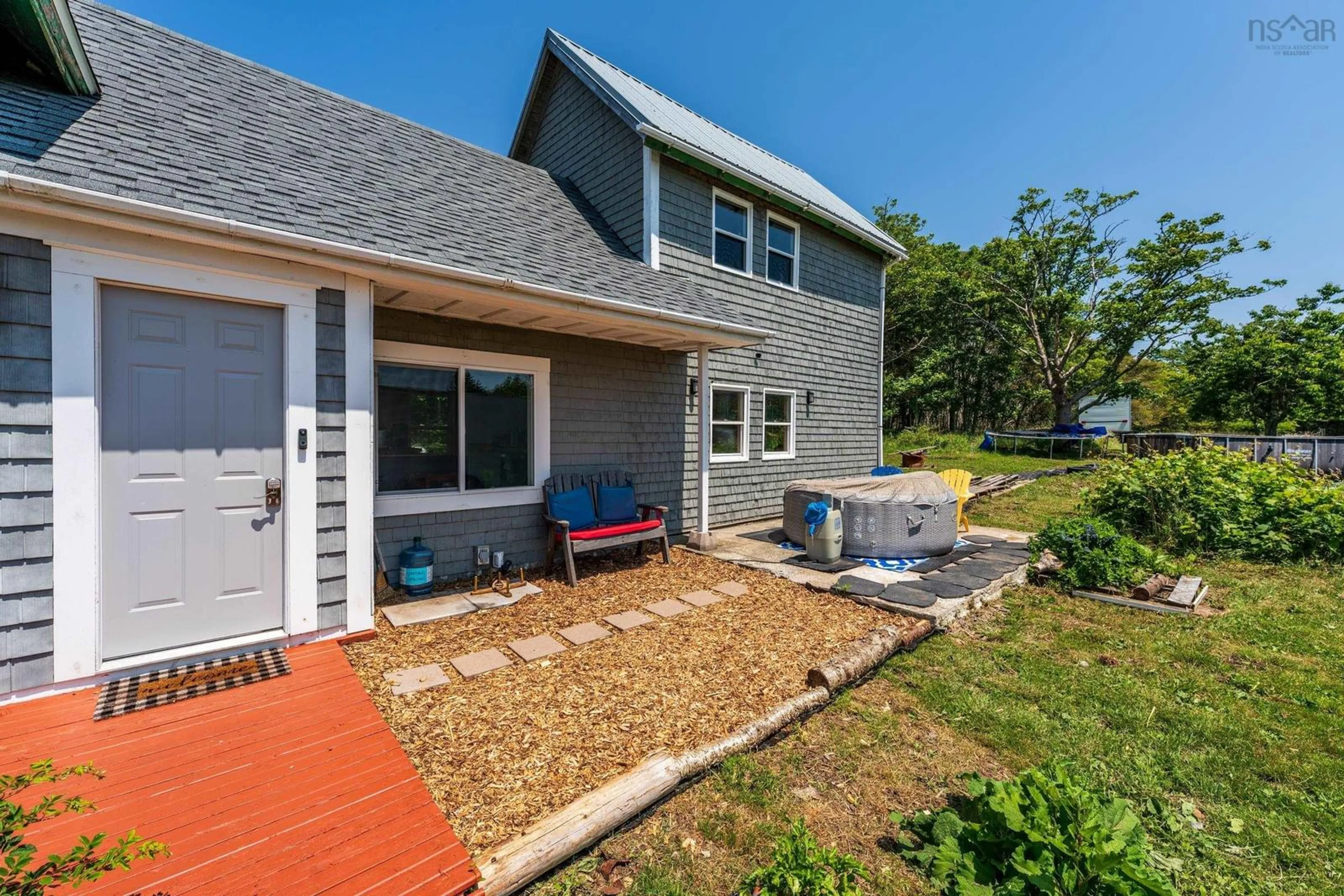 Patio, water/lake/river/ocean view for 526 Cedar Lake Rd, Cedar Lake Nova Scotia B5A 5L8