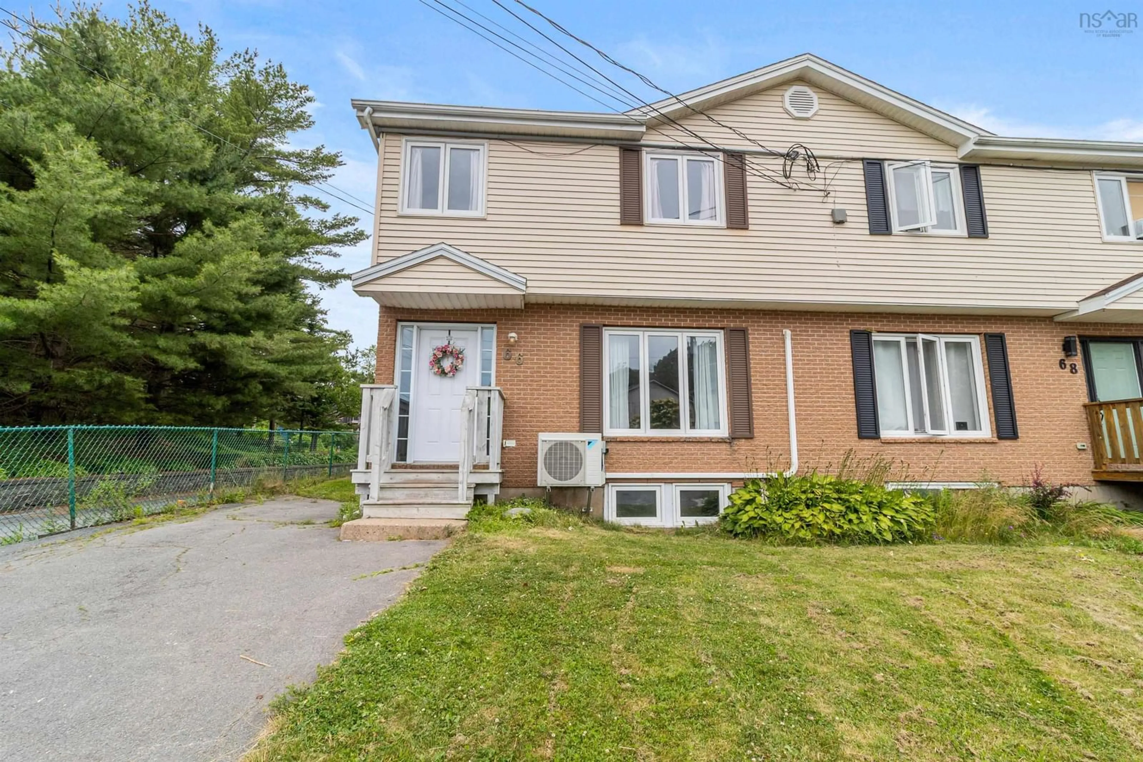 Home with vinyl exterior material, street for 66 Judy Anne Crt, Lower Sackville Nova Scotia B4C 3X7