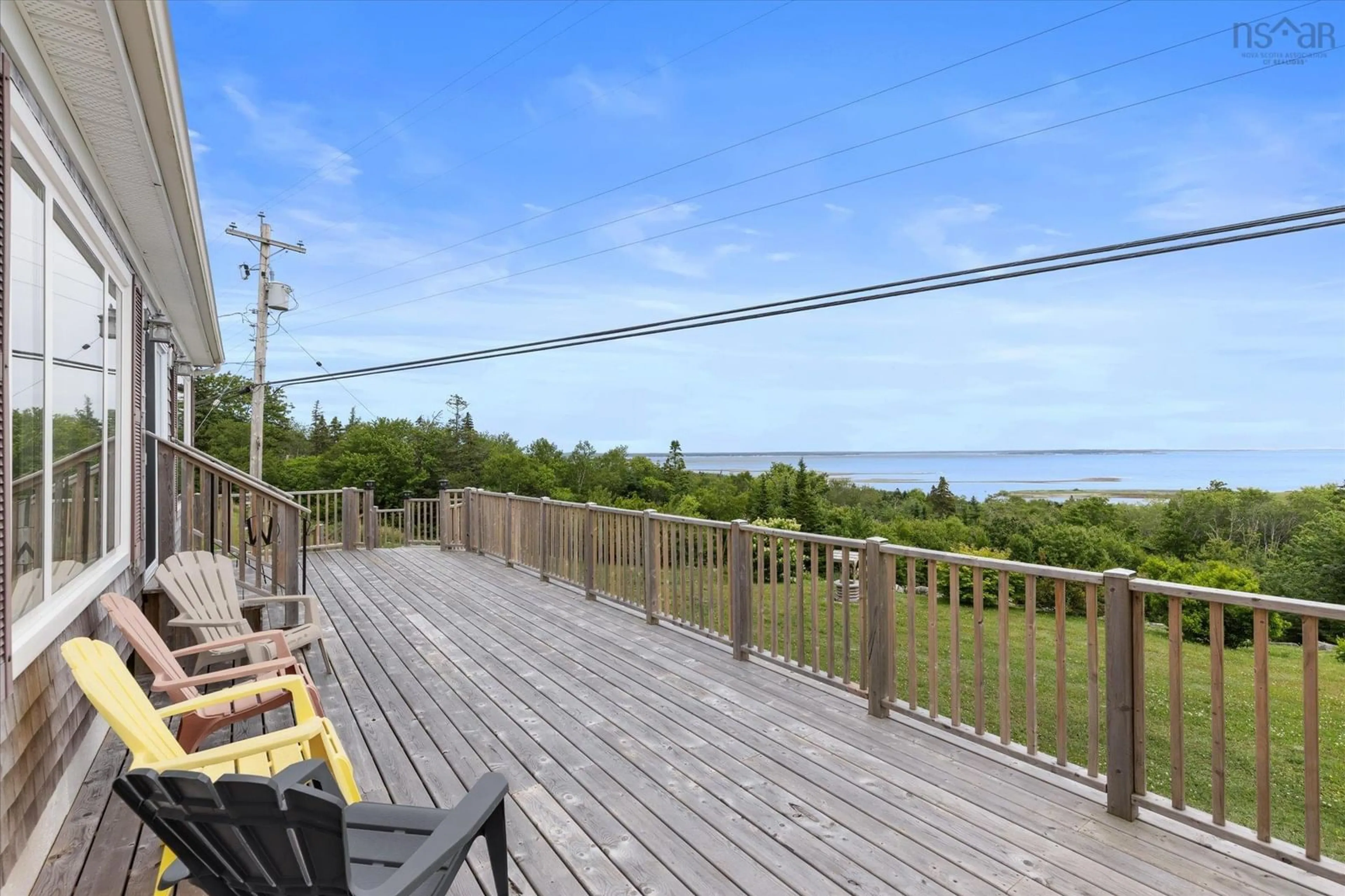 Patio, water/lake/river/ocean view for 3384 Sandy Point Rd, Jordan Bay Nova Scotia B0T 1W0