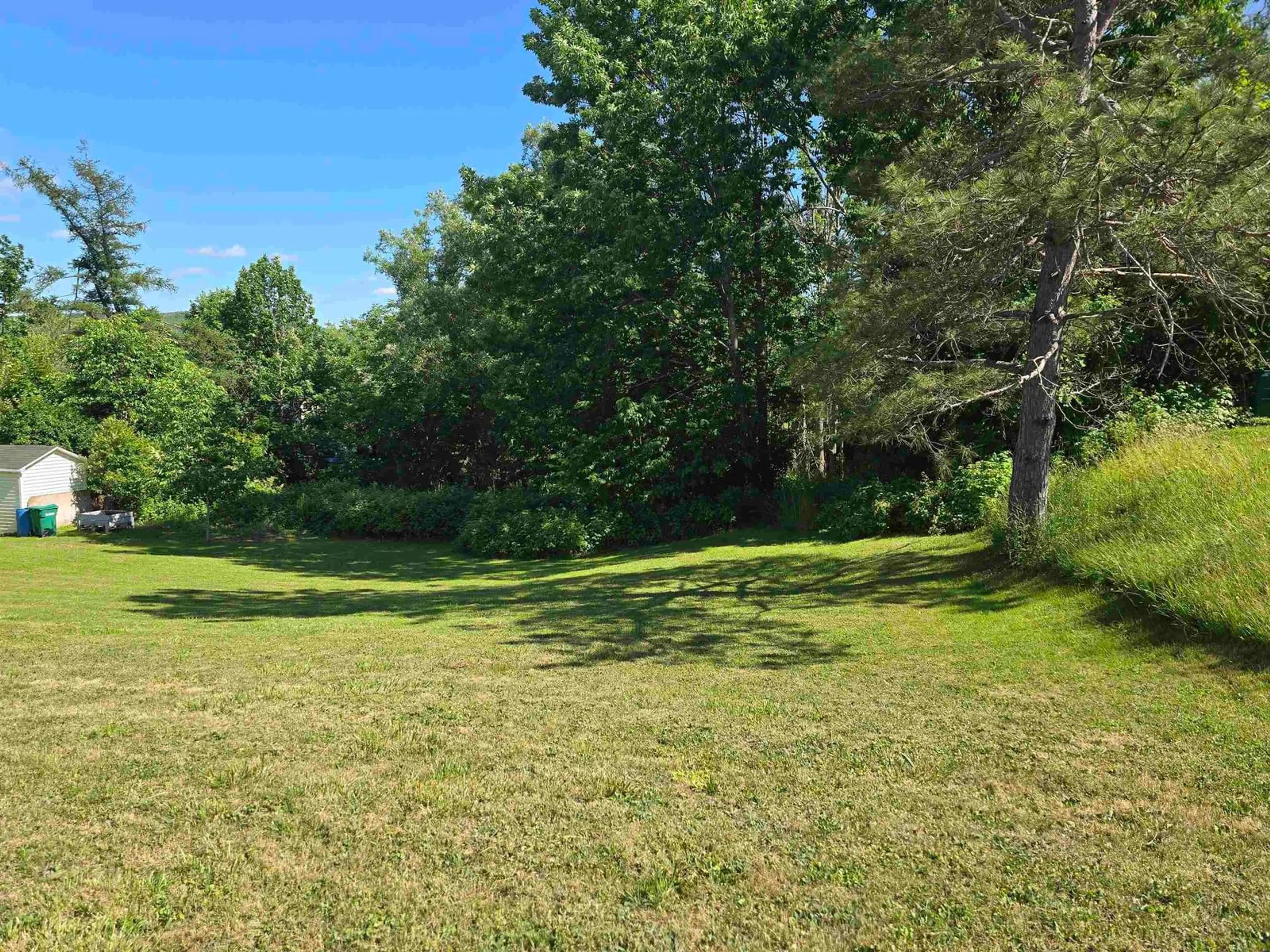 A pic from outside/outdoor area/front of a property/back of a property/a pic from drone, forest/trees view for 25-1 Weir Ave, Stellarton Nova Scotia B0K 1S0