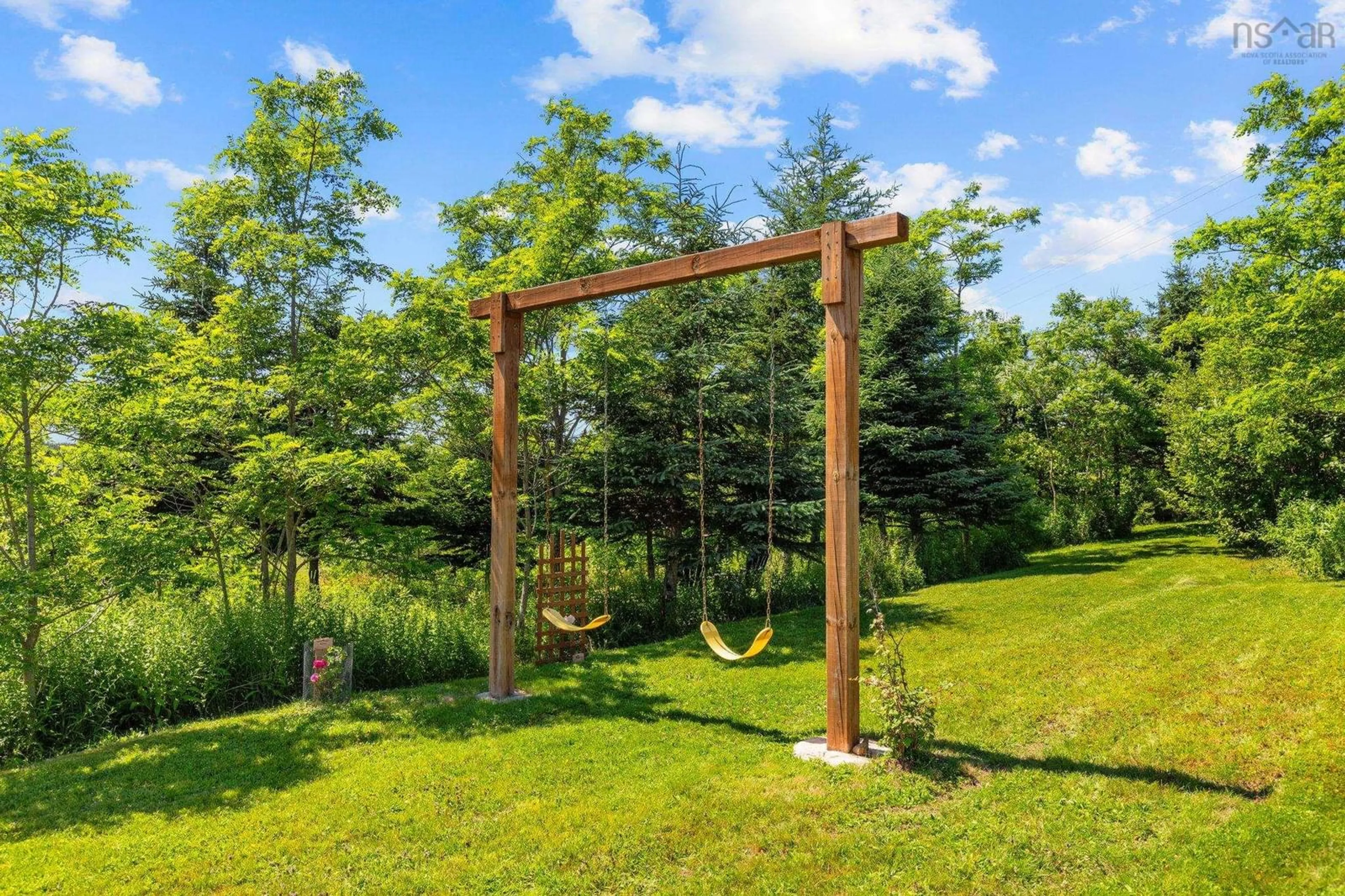 Patio, forest/trees view for 37 Drysdale Rd, Head Of Chezzetcook Nova Scotia B0J 2L0