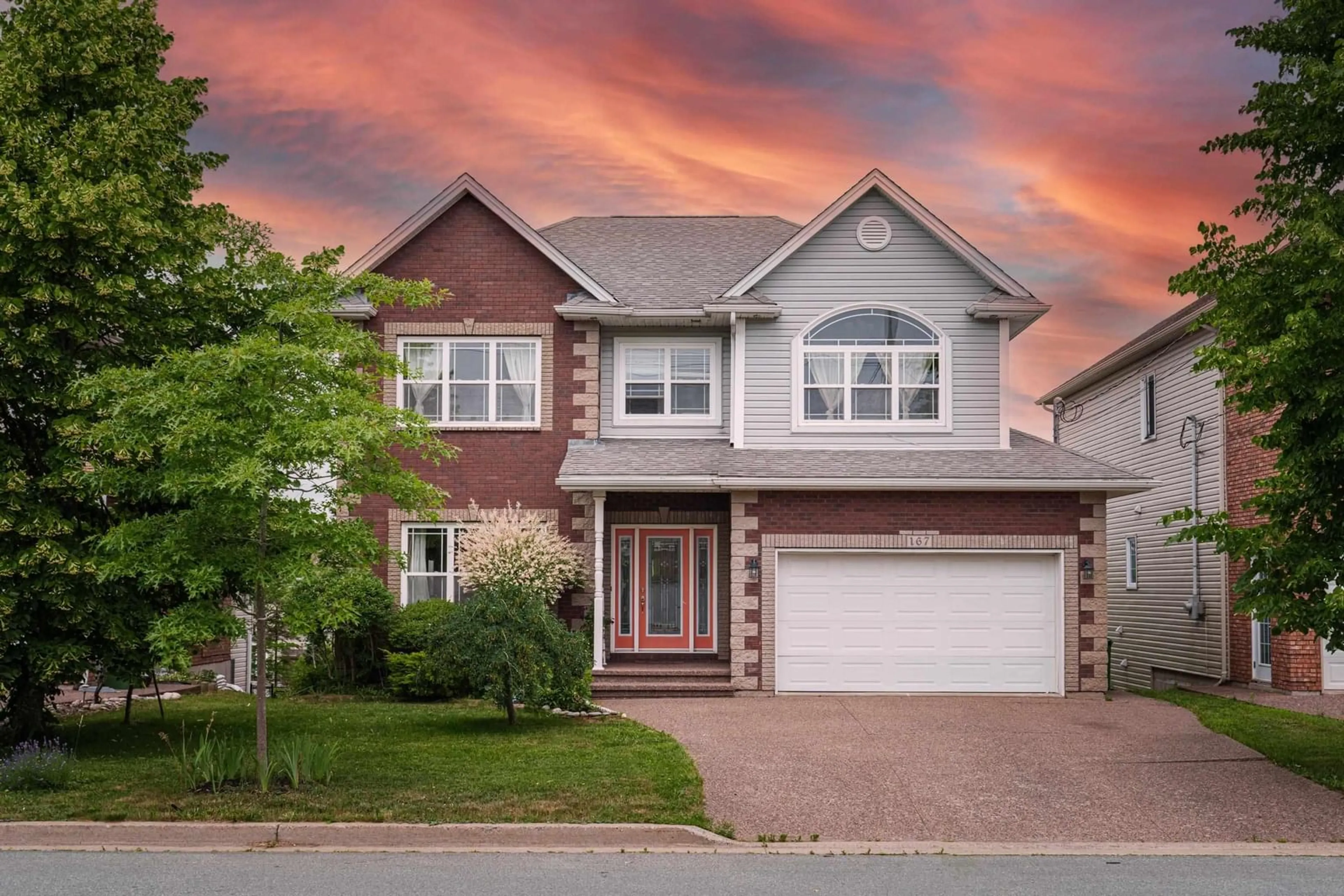 Home with brick exterior material, street for 167 Ravines Dr, Bedford South Nova Scotia B4A 0B8