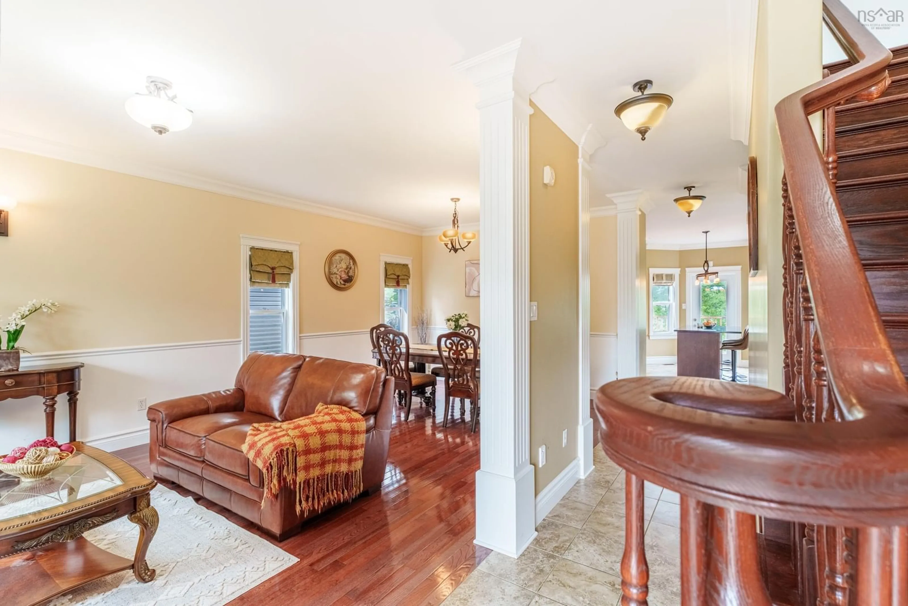Living room with furniture, ceramic/tile floor for 167 Ravines Dr, Bedford South Nova Scotia B4A 0B8
