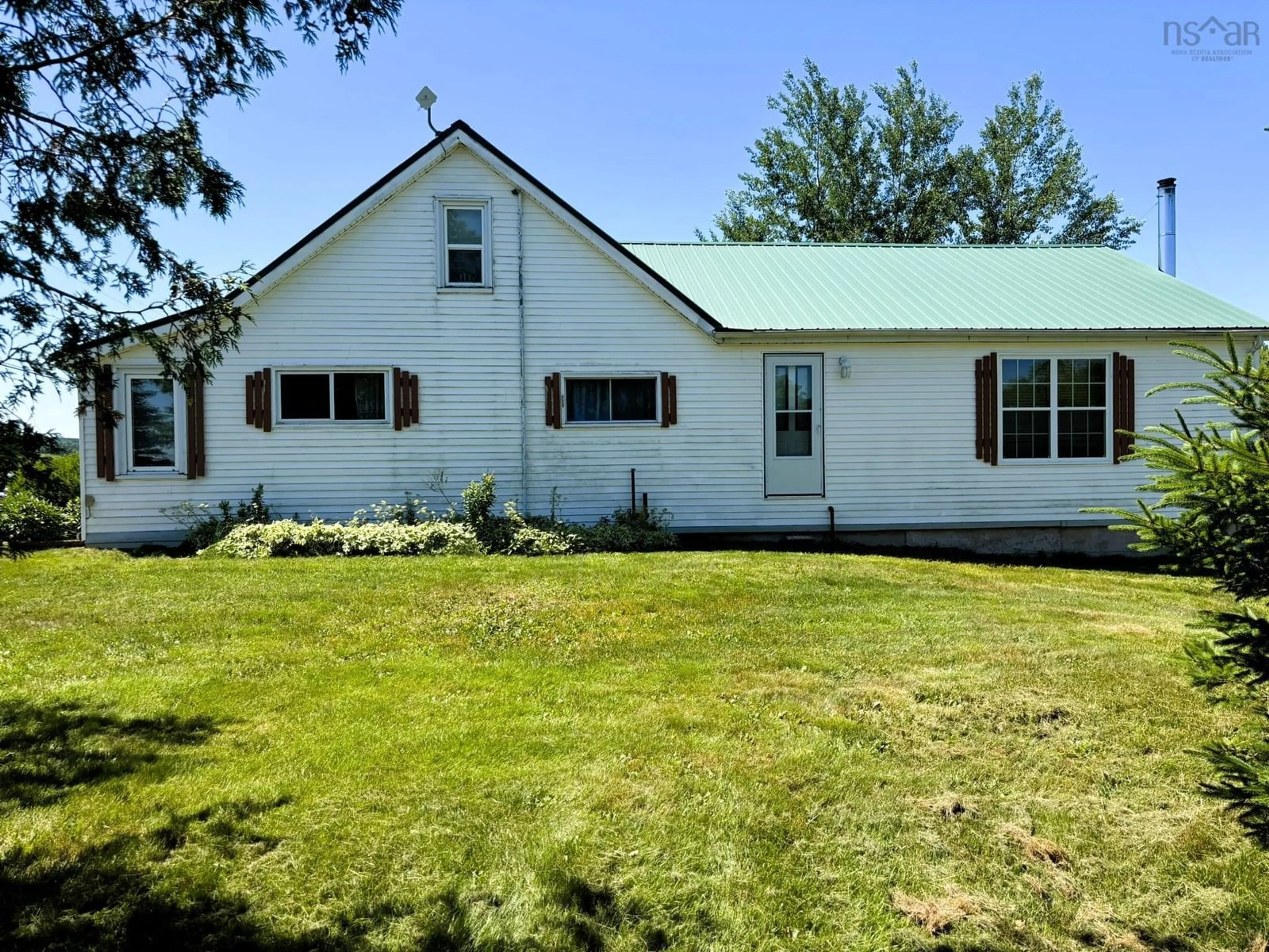 A pic from outside/outdoor area/front of a property/back of a property/a pic from drone, unknown for 7643 Hwy#2 Hwy, West Brook Nova Scotia B0M 1W0