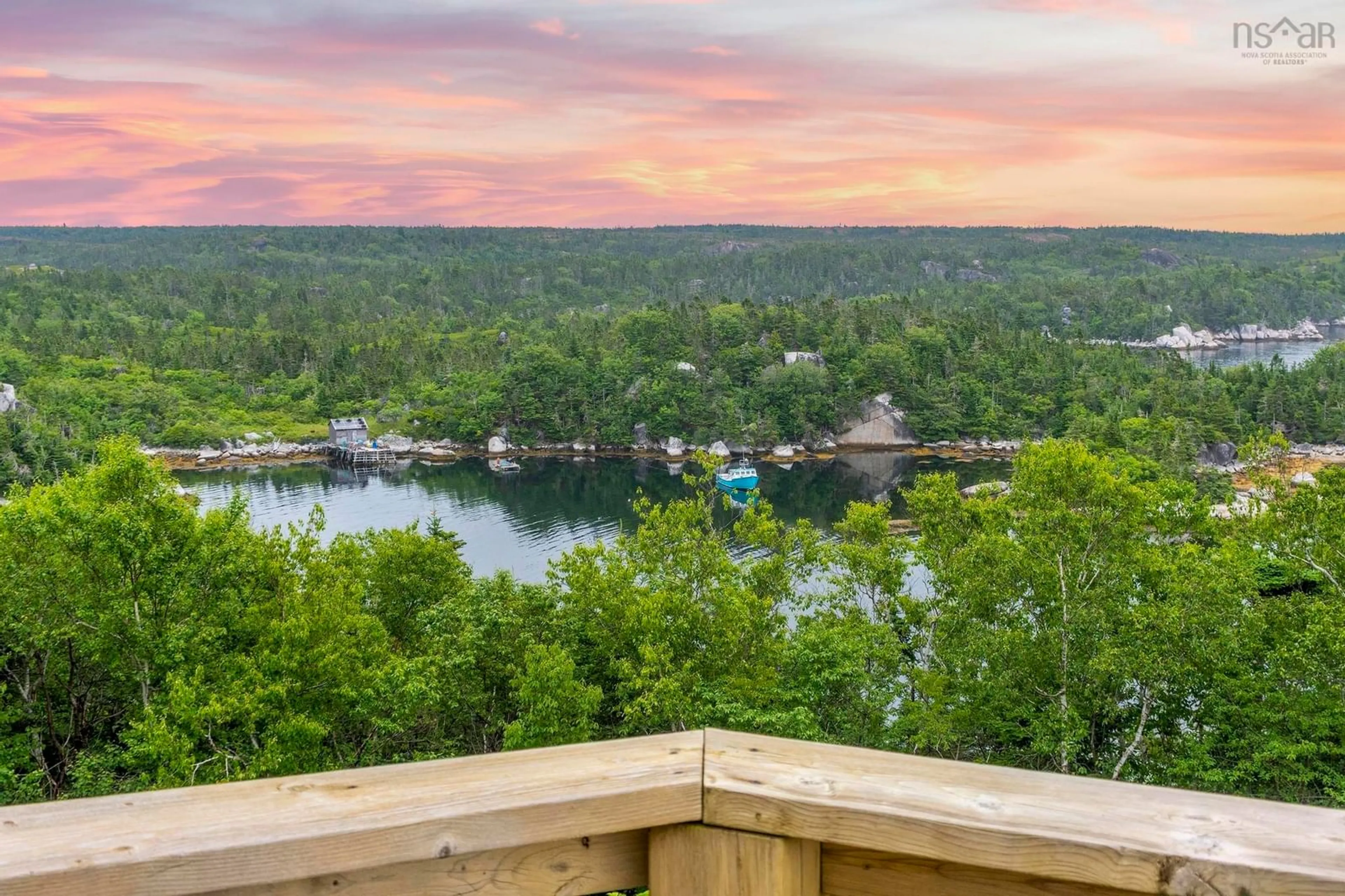 Patio, water/lake/river/ocean view for 32 and 36 Mary Jollimore Rd, Terence Bay Nova Scotia B3T 1X8