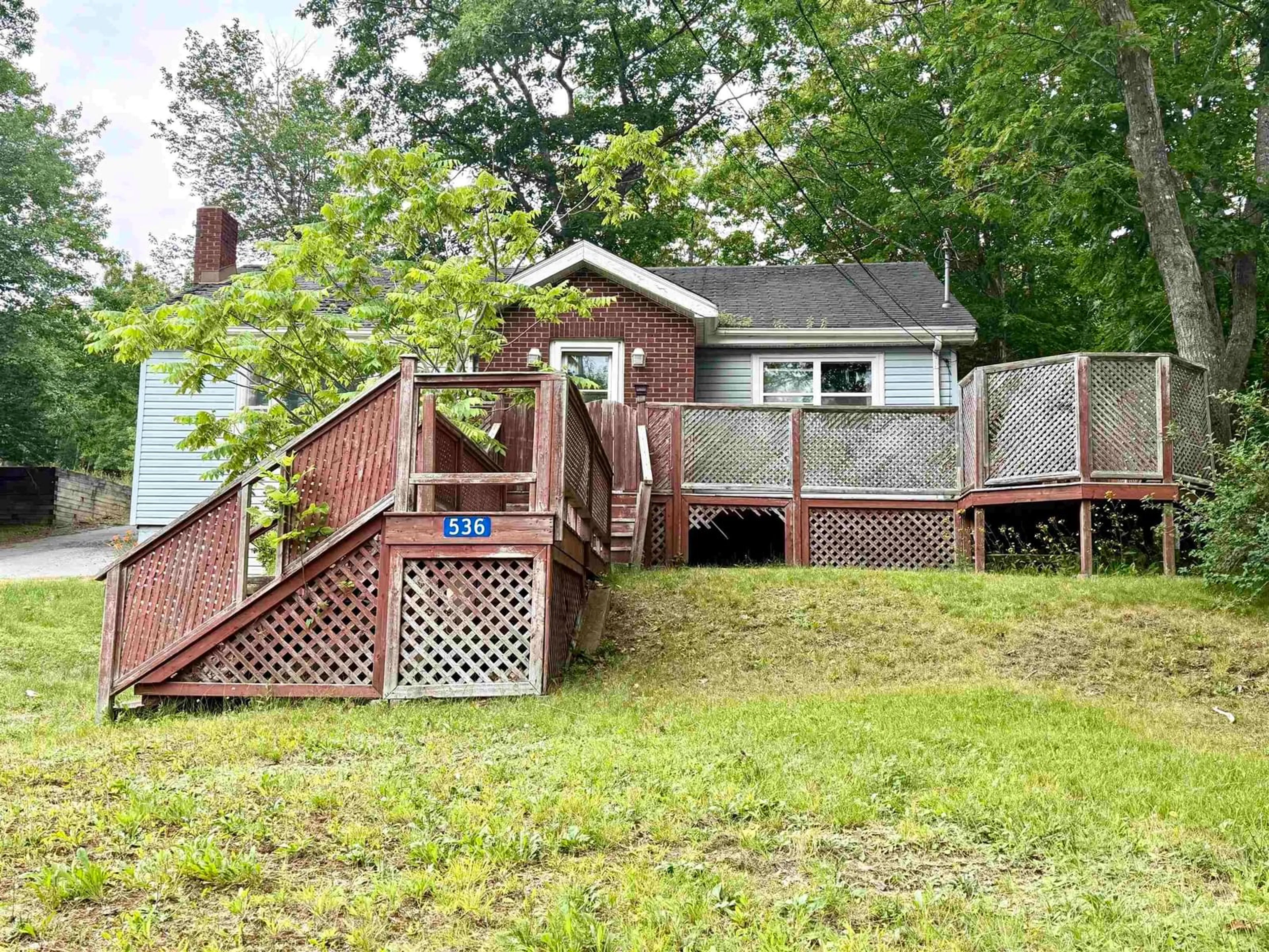 A pic from outside/outdoor area/front of a property/back of a property/a pic from drone, unknown for 536 - 538 Rocky Lake Dr, Bedford Nova Scotia B4A 2T6