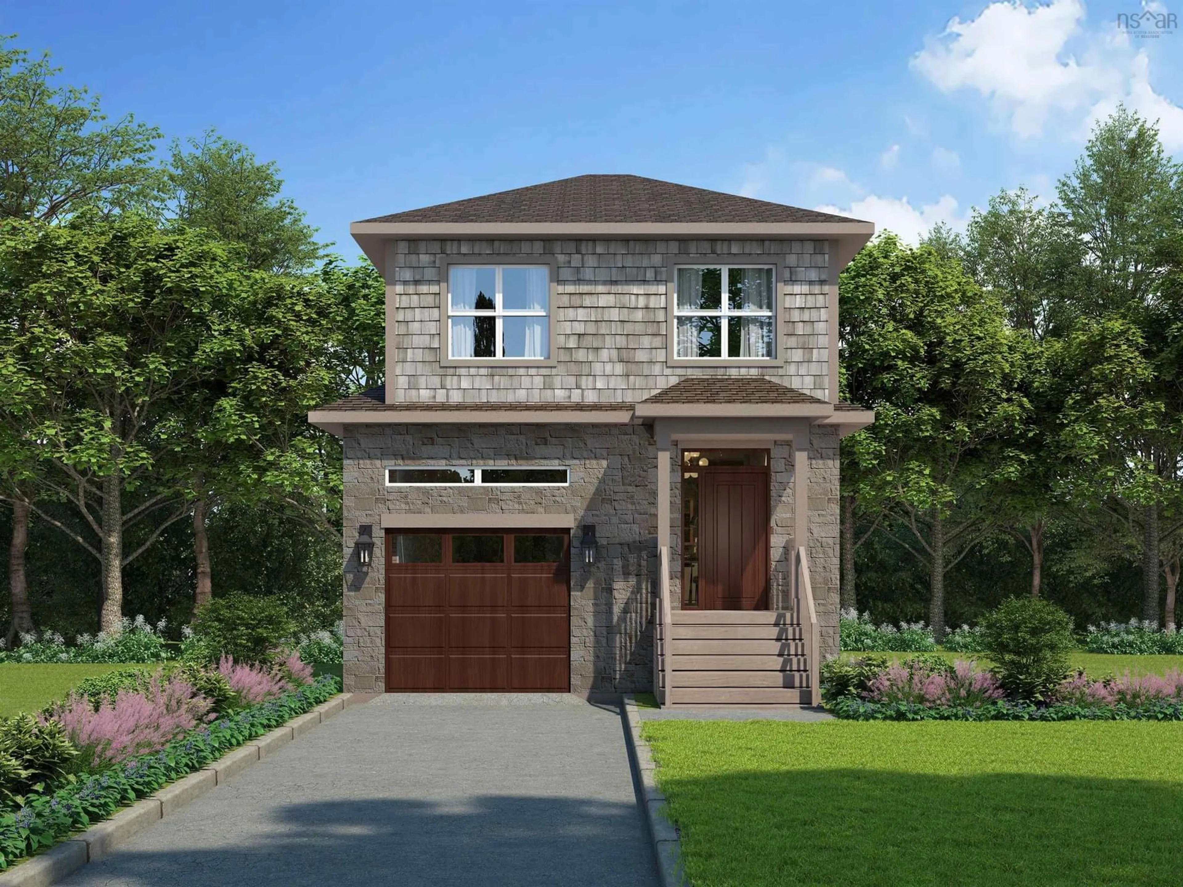 Home with brick exterior material, street for 49 Pearlgarden Close, Dartmouth Nova Scotia B2X 0C3