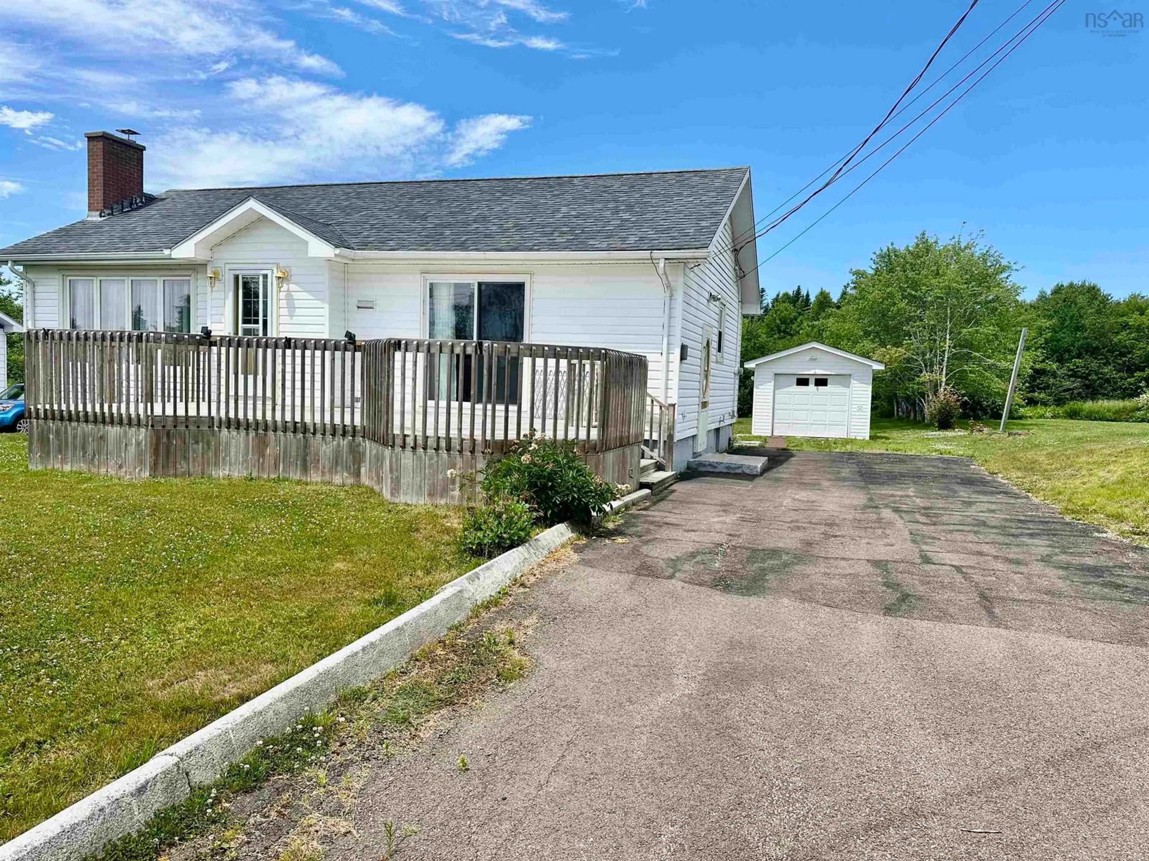 A pic from outside/outdoor area/front of a property/back of a property/a pic from drone, street for 69 Kings Rd, Port Hastings Nova Scotia B9A 1N9