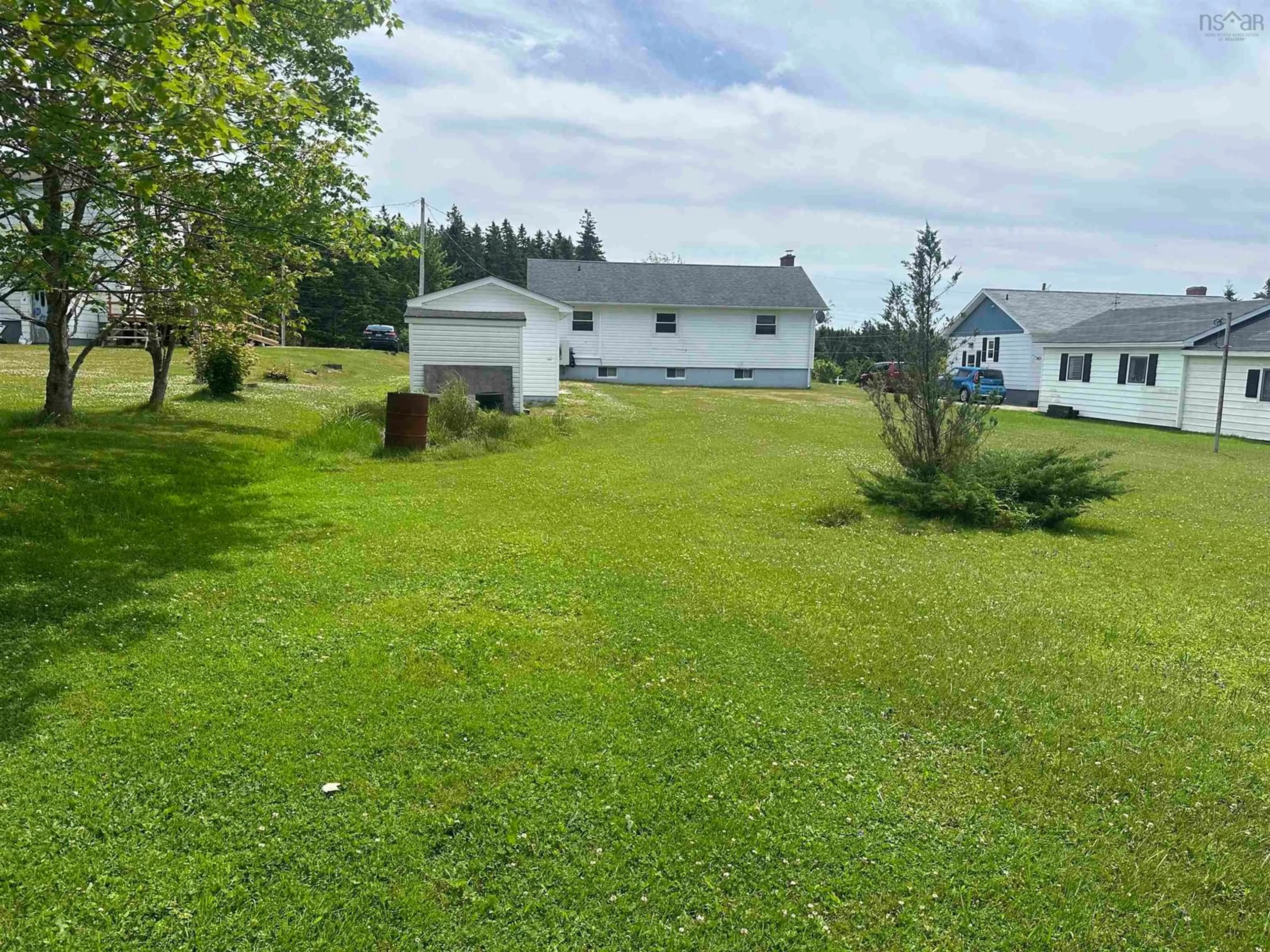 A pic from outside/outdoor area/front of a property/back of a property/a pic from drone, unknown for 69 Kings Rd, Port Hastings Nova Scotia B9A 1N9
