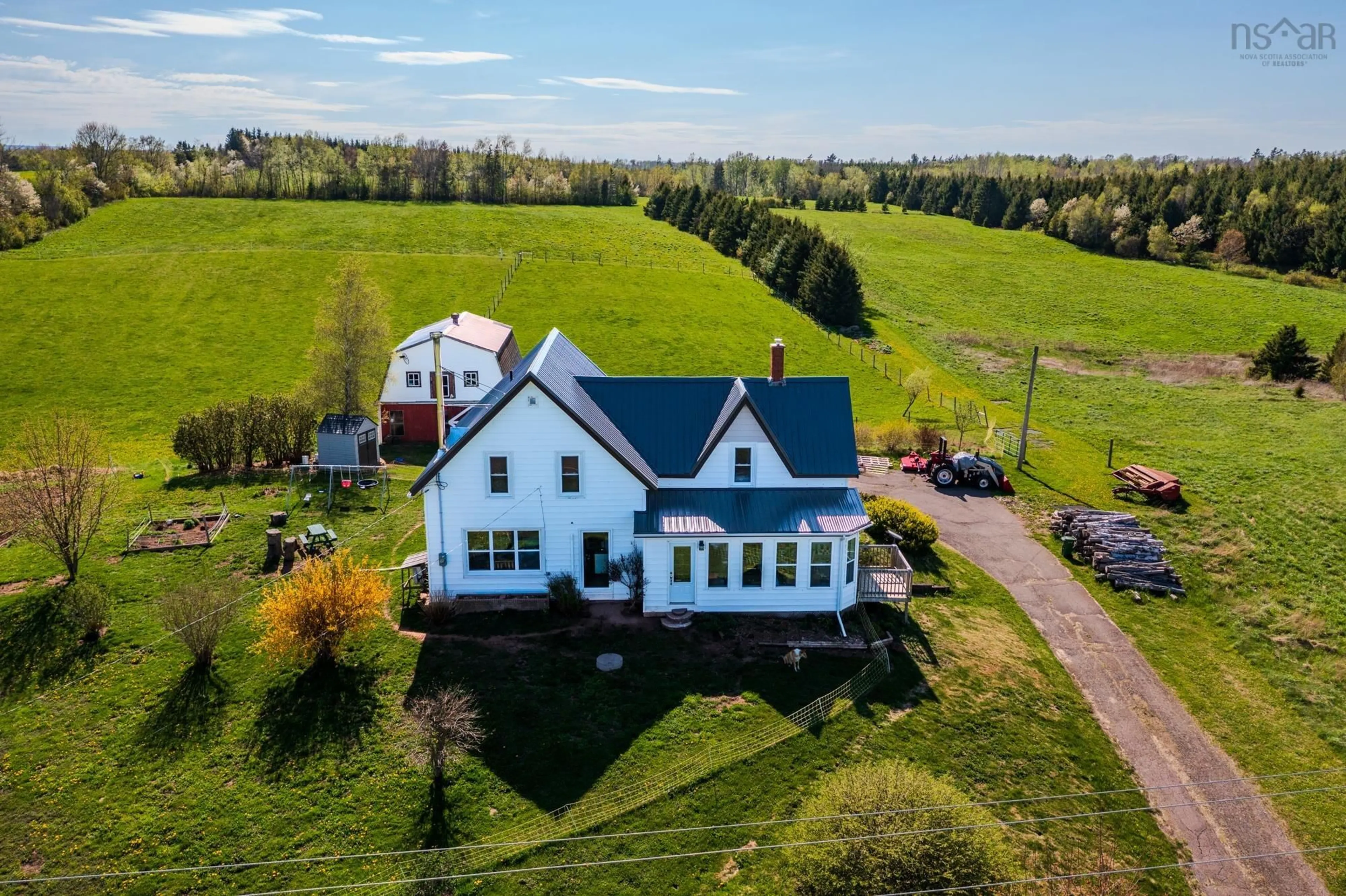 A pic from outside/outdoor area/front of a property/back of a property/a pic from drone, building for 8741 Highway 311, Balfron Nova Scotia B0K 1V0