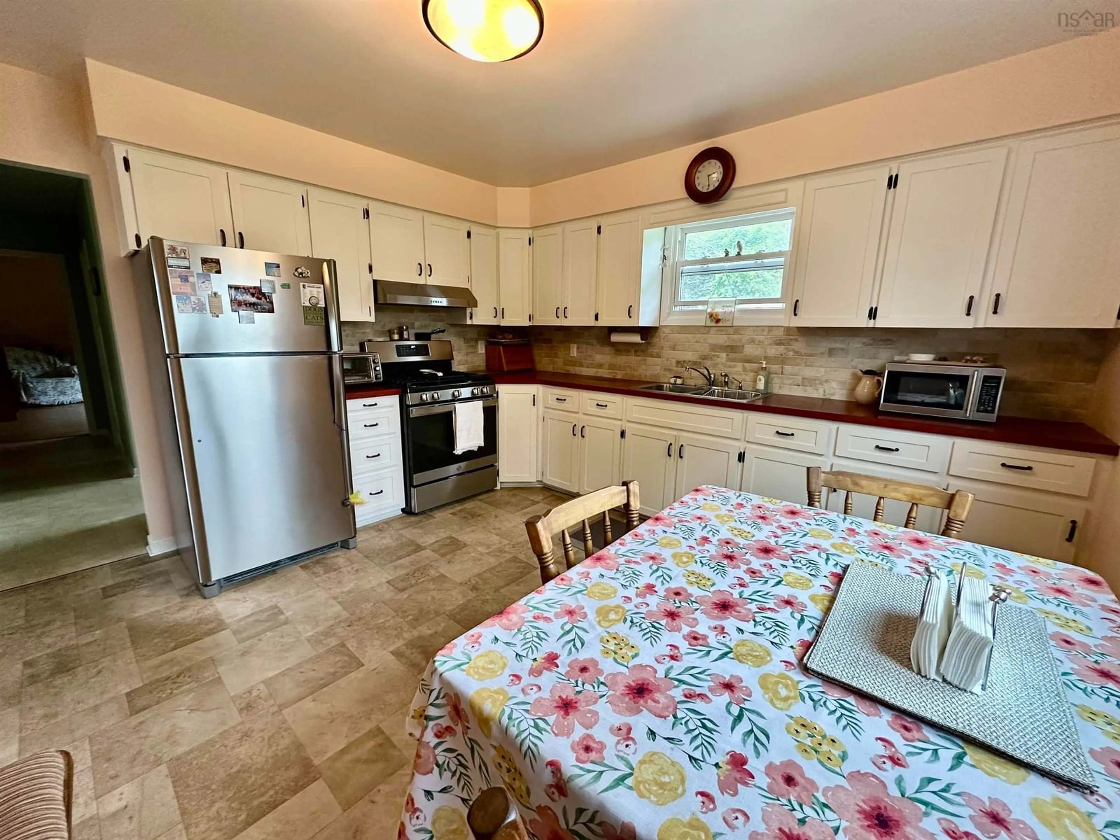Standard kitchen, ceramic/tile floor for 51 Rendell Dr, Little Bras D'Or Nova Scotia B1Y 2Y7