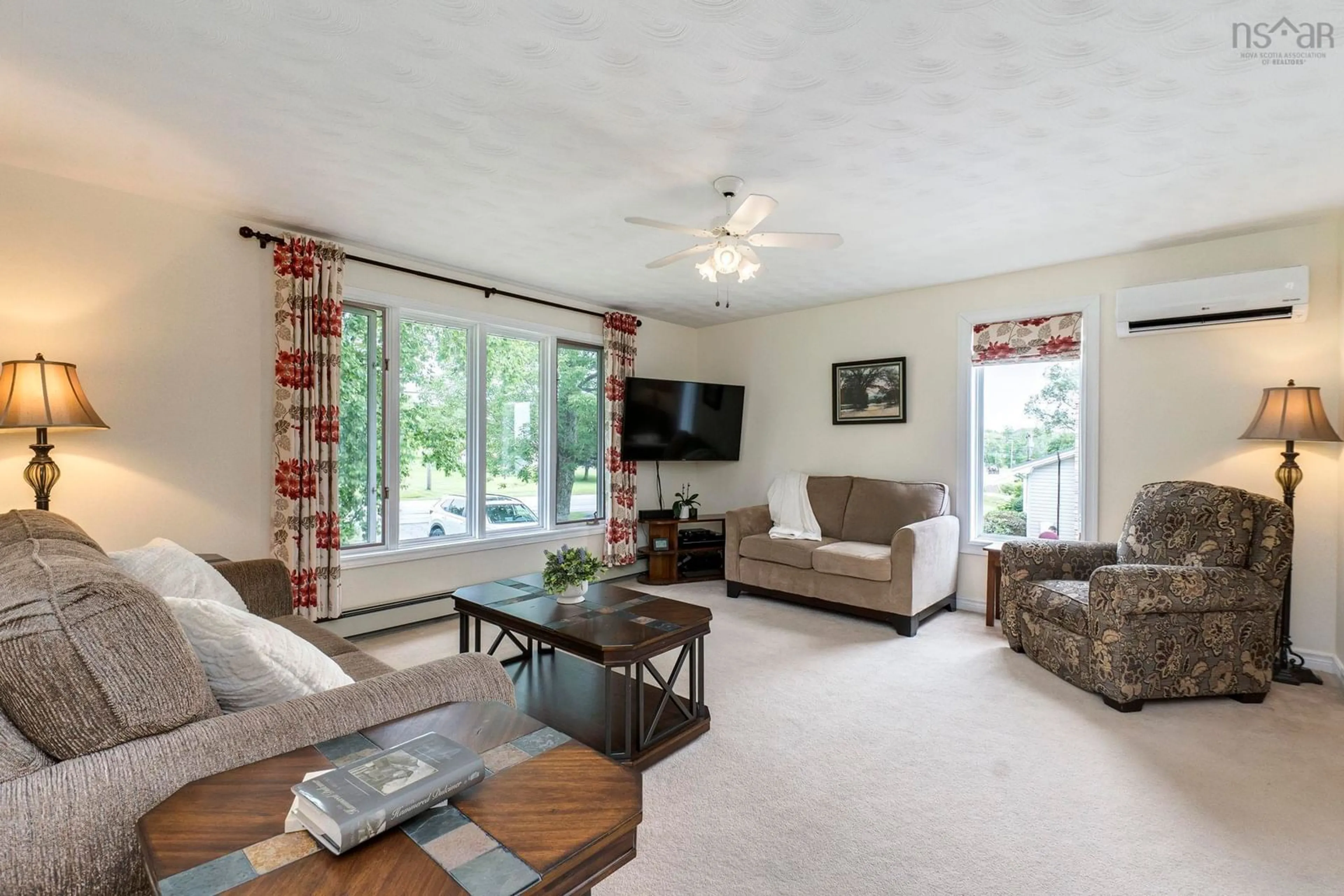 Living room with furniture, unknown for 2163 Highway 2, Milford Nova Scotia B0N 1Y0