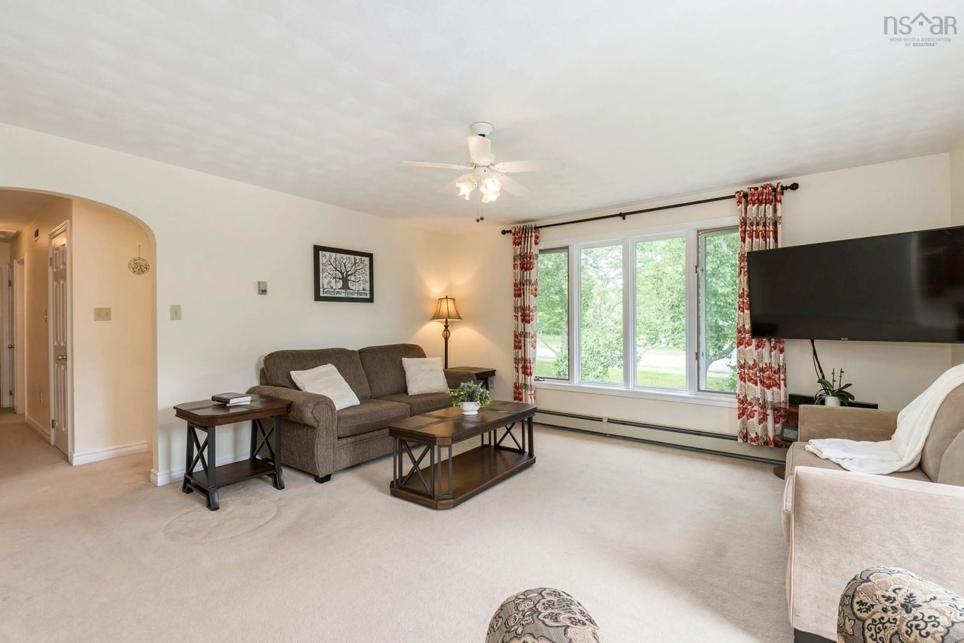 Living room with furniture, unknown for 2163 Highway 2, Milford Nova Scotia B0N 1Y0