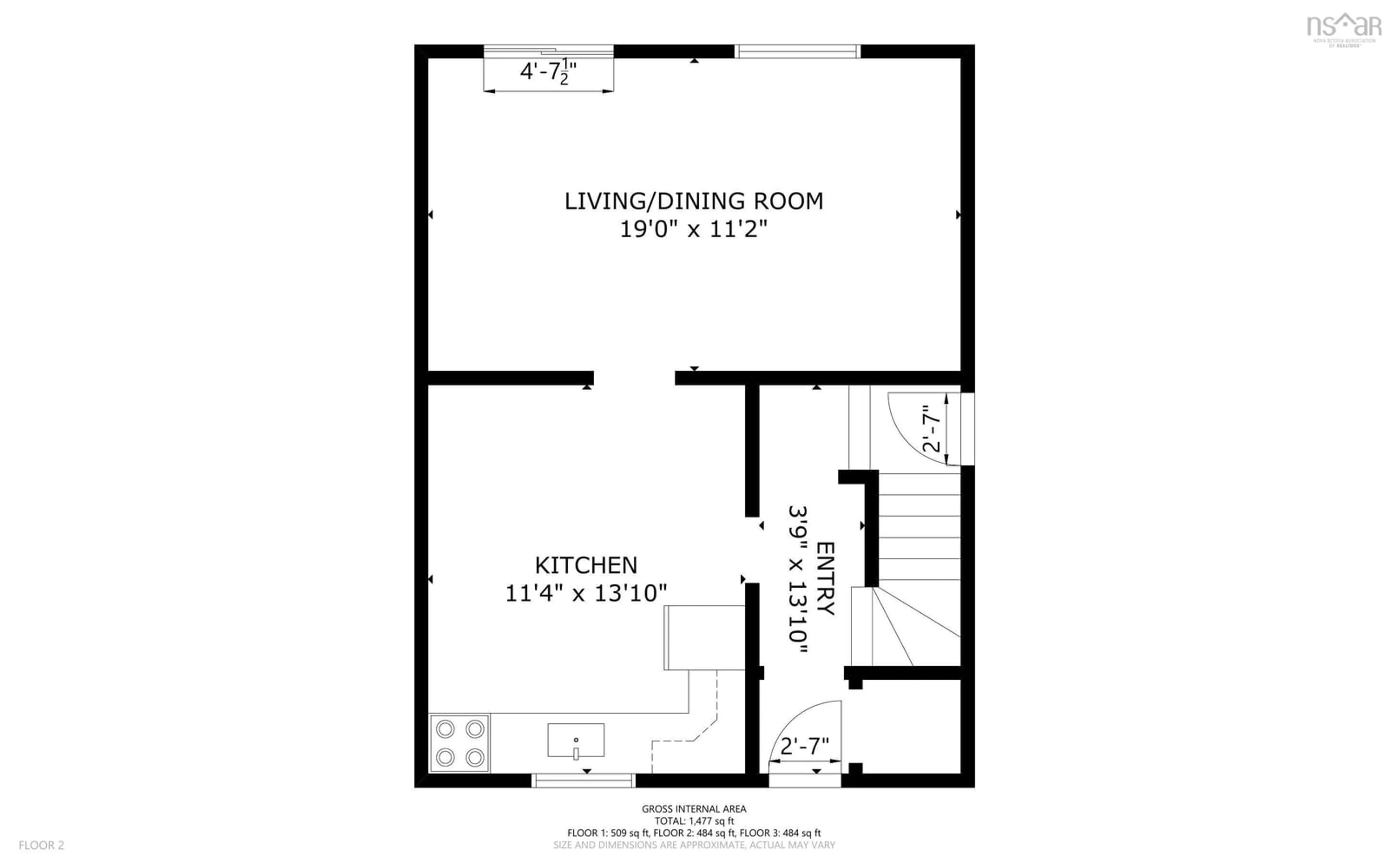Floor plan for 144 Cow Bay Rd, Eastern Passage Nova Scotia B3G 1C2