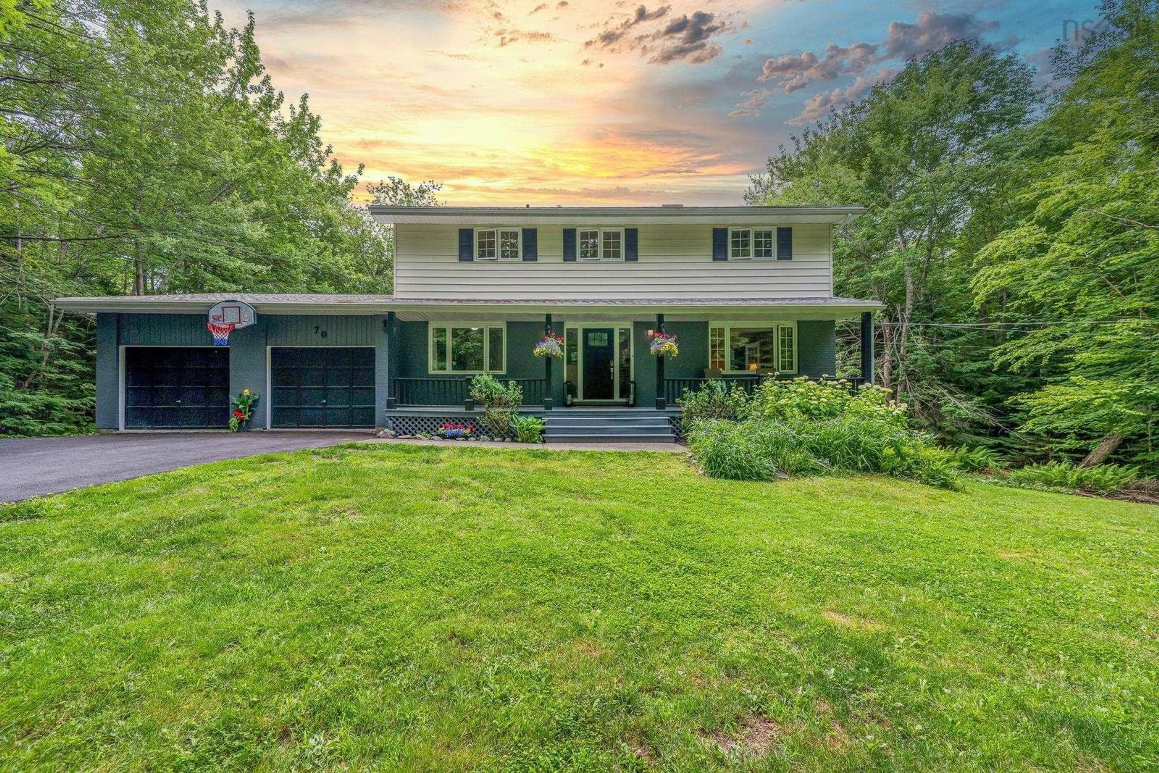 A pic from outside/outdoor area/front of a property/back of a property/a pic from drone, street for 70 Carlheath Dr, Wellington Nova Scotia B2T 1J4