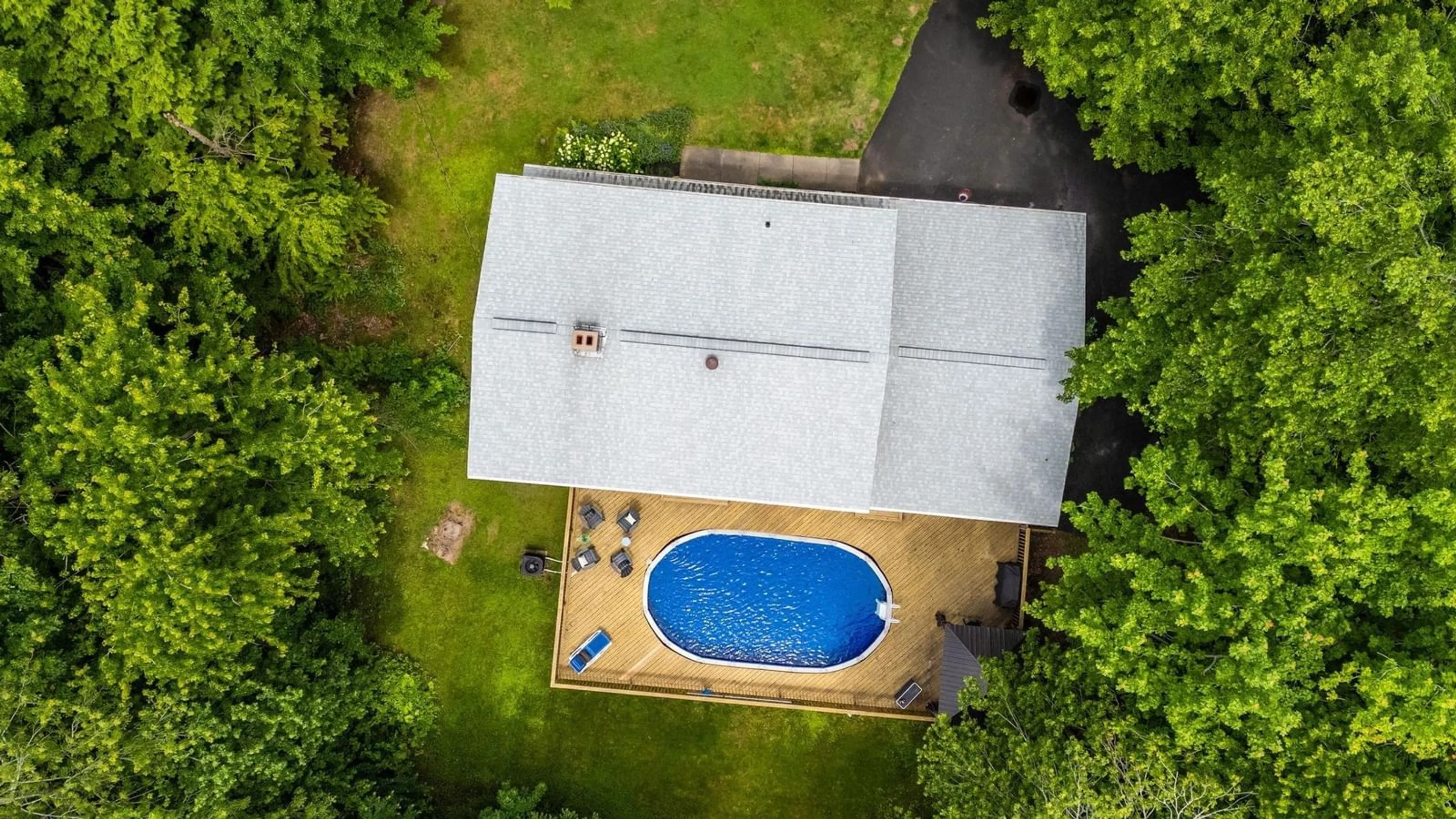 A pic from outside/outdoor area/front of a property/back of a property/a pic from drone, water/lake/river/ocean view for 70 Carlheath Dr, Wellington Nova Scotia B2T 1J4