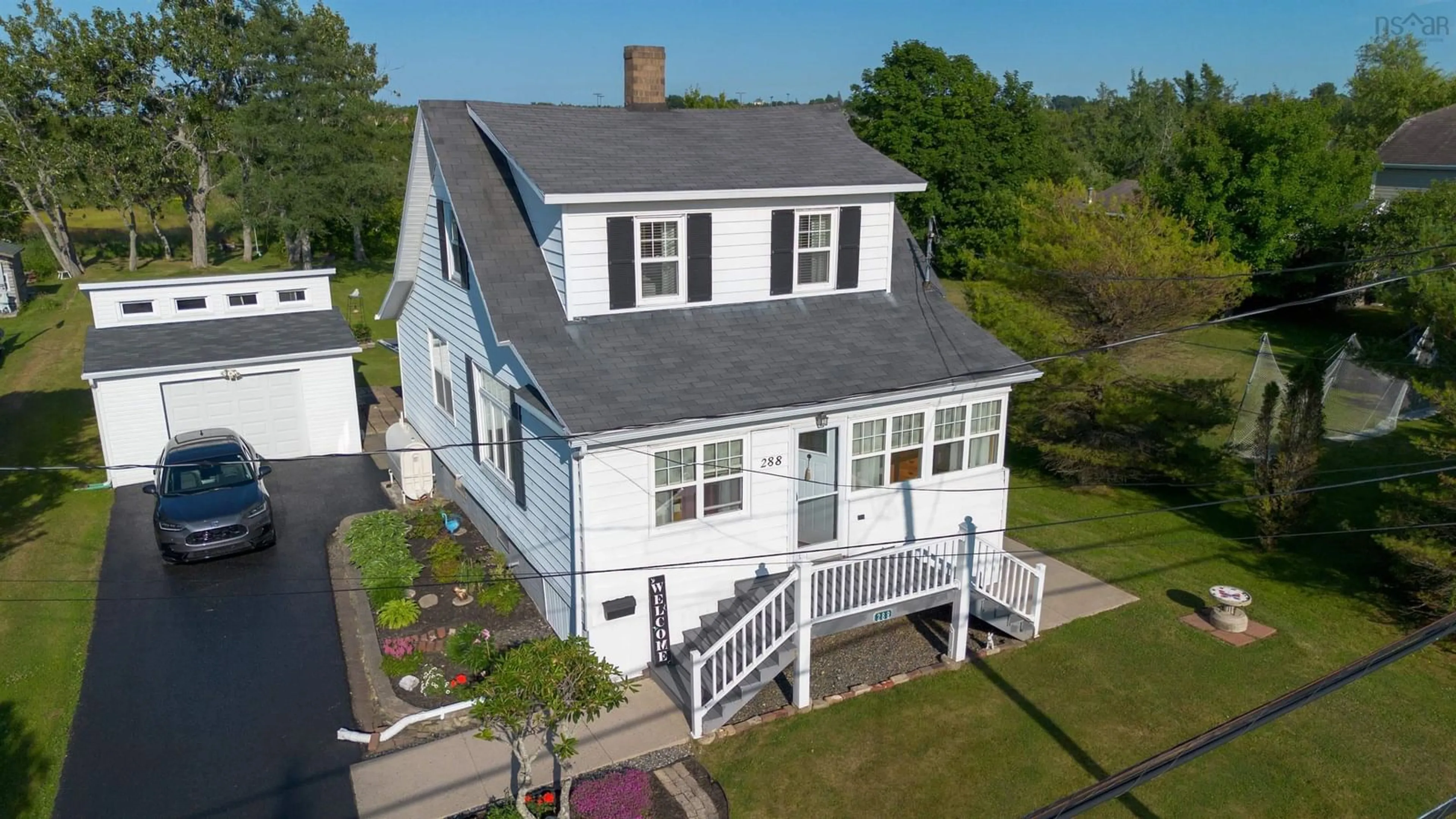 A pic from outside/outdoor area/front of a property/back of a property/a pic from drone, street for 288 Atlantic St, Sydney Mines Nova Scotia B1V 1W8