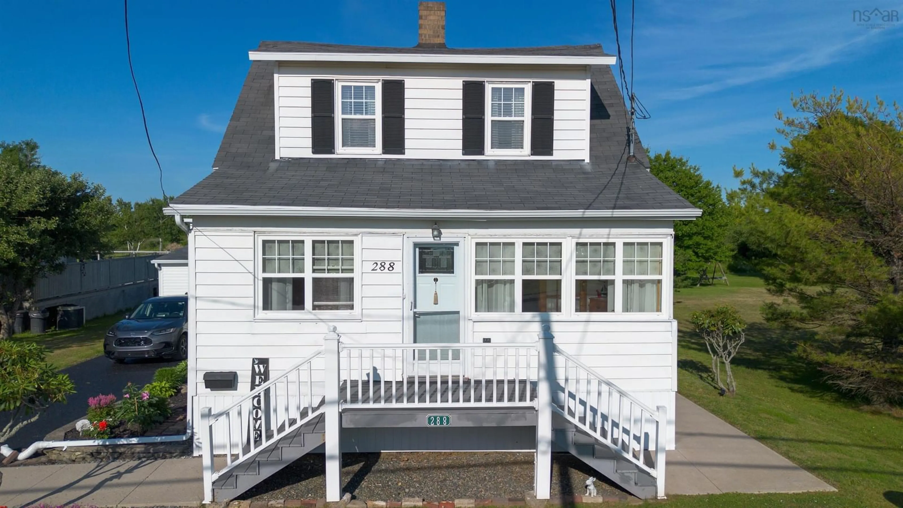 Home with vinyl exterior material, street for 288 Atlantic St, Sydney Mines Nova Scotia B1V 1W8