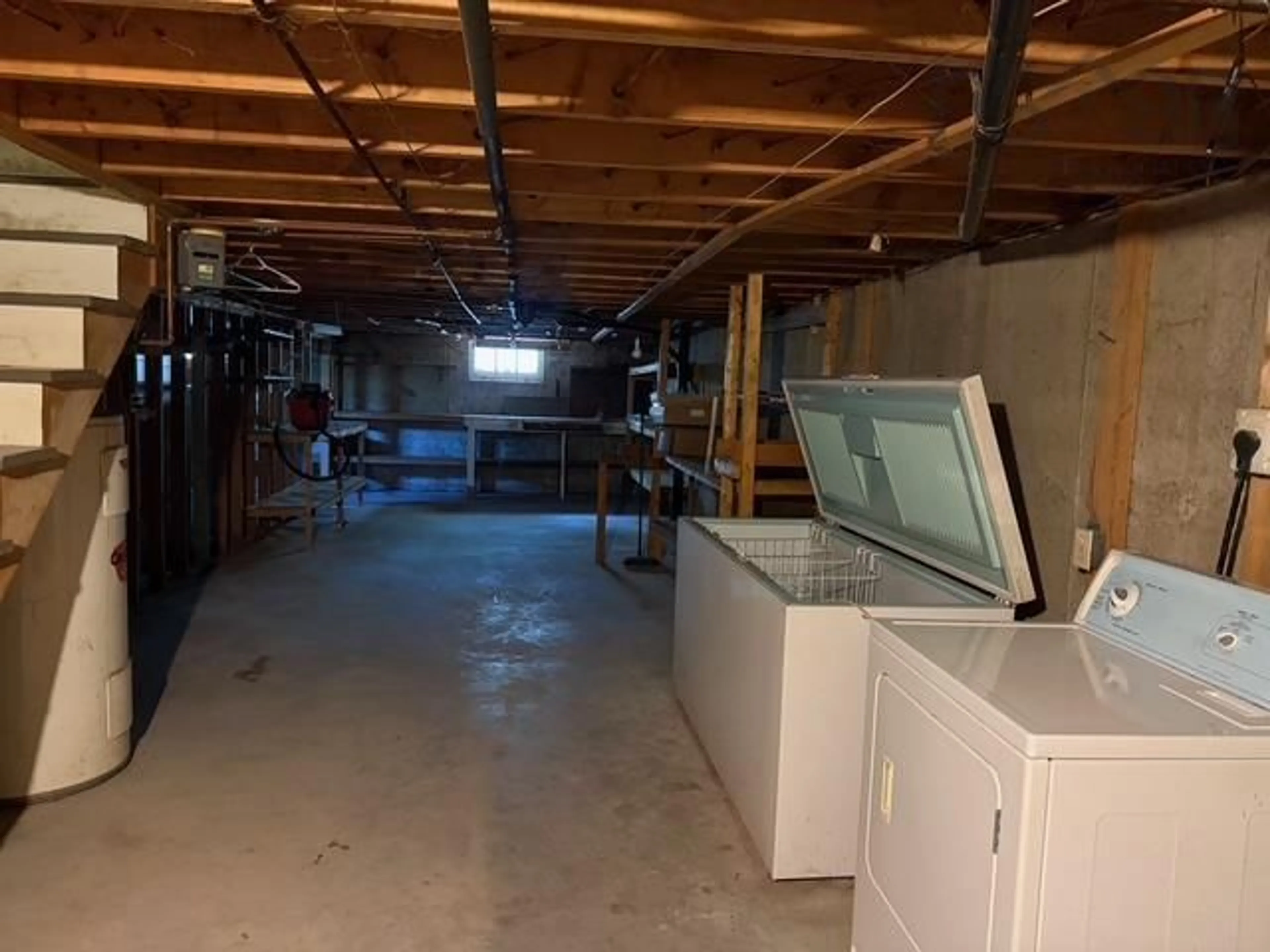 Kitchen with laundary machines, unknown for 14 Linden Ave, Bridgewater Nova Scotia B4V 1J6