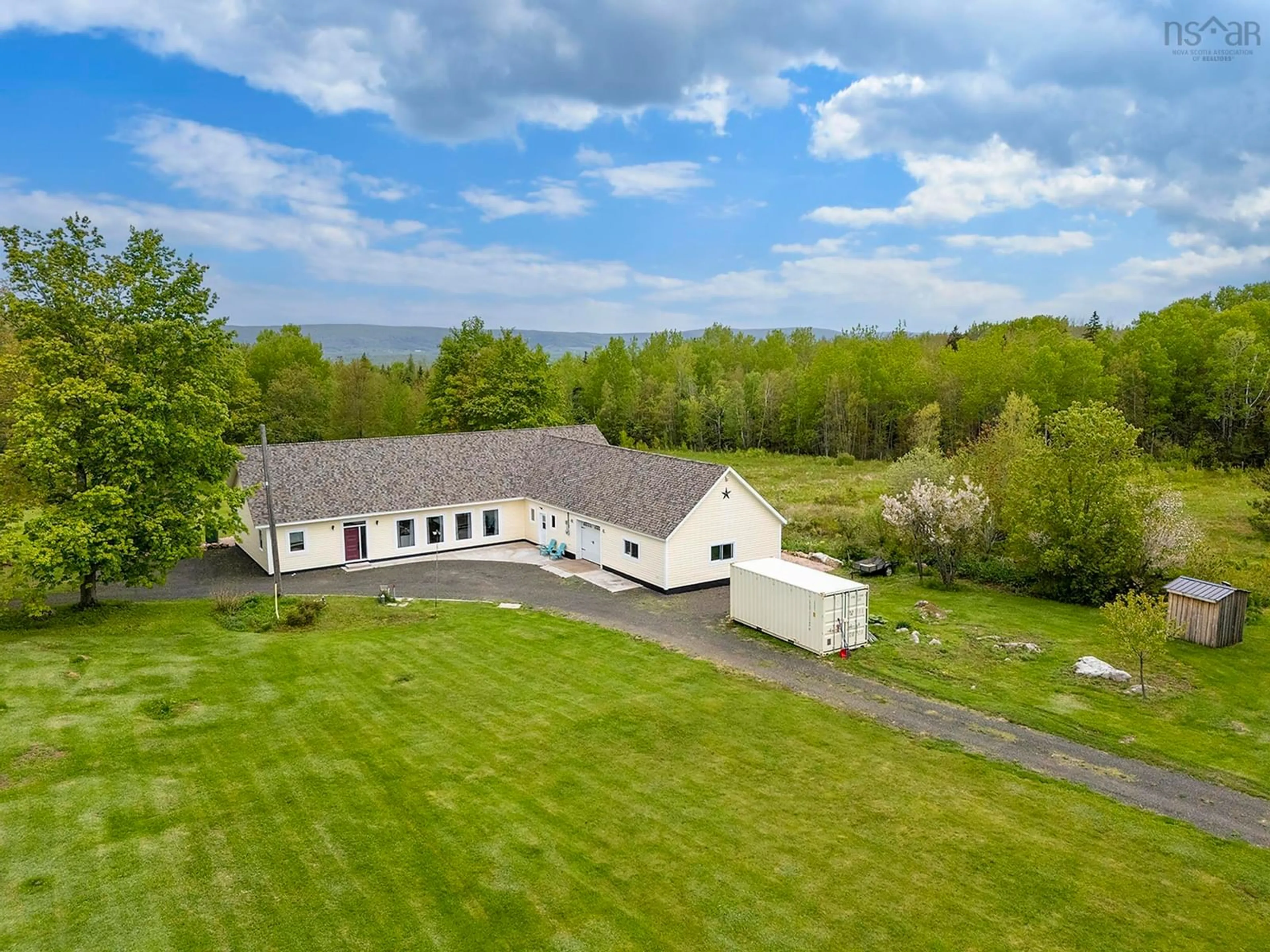 A pic from outside/outdoor area/front of a property/back of a property/a pic from drone, unknown for 237 Inglisville Road, West Inglisville Nova Scotia B0S 1M0