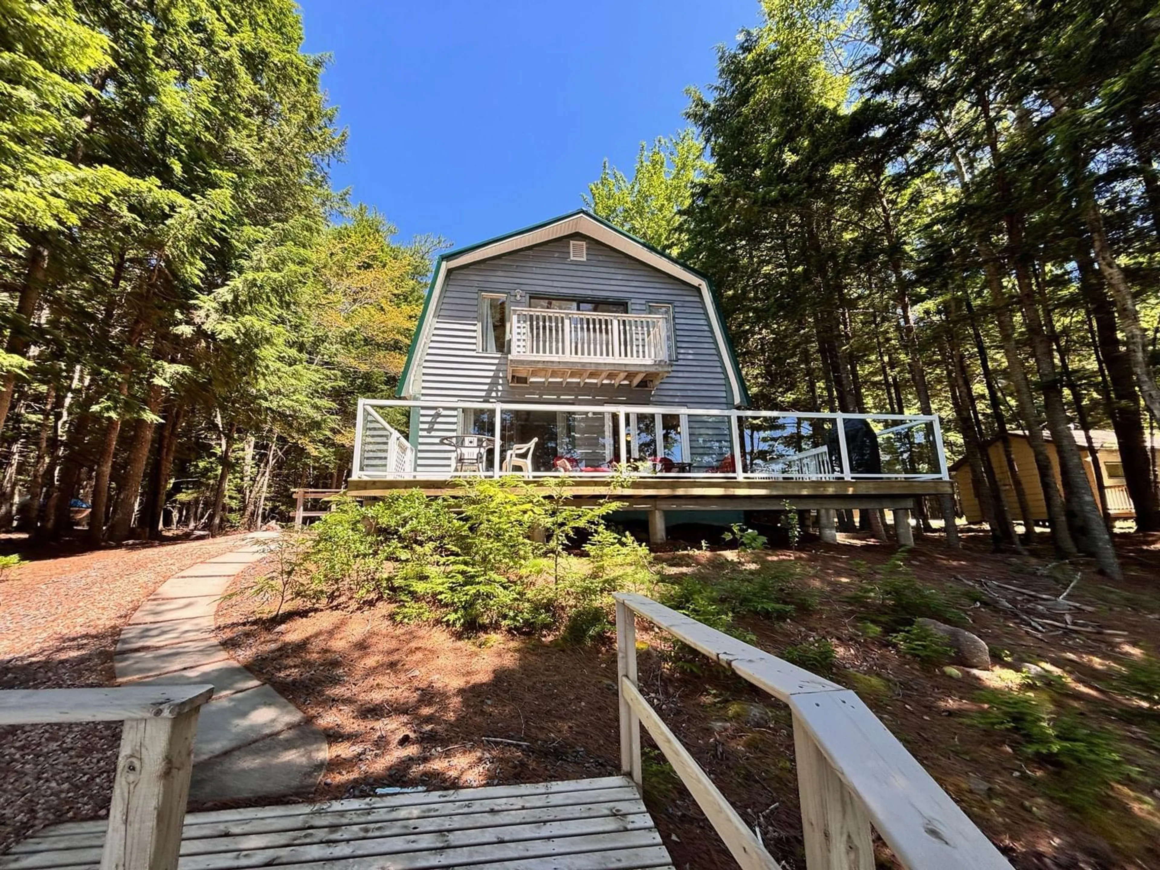 A pic from outside/outdoor area/front of a property/back of a property/a pic from drone, water/lake/river/ocean view for 279 Paradise Cove Rd, Middle New Cornwall Nova Scotia B0J 2E0