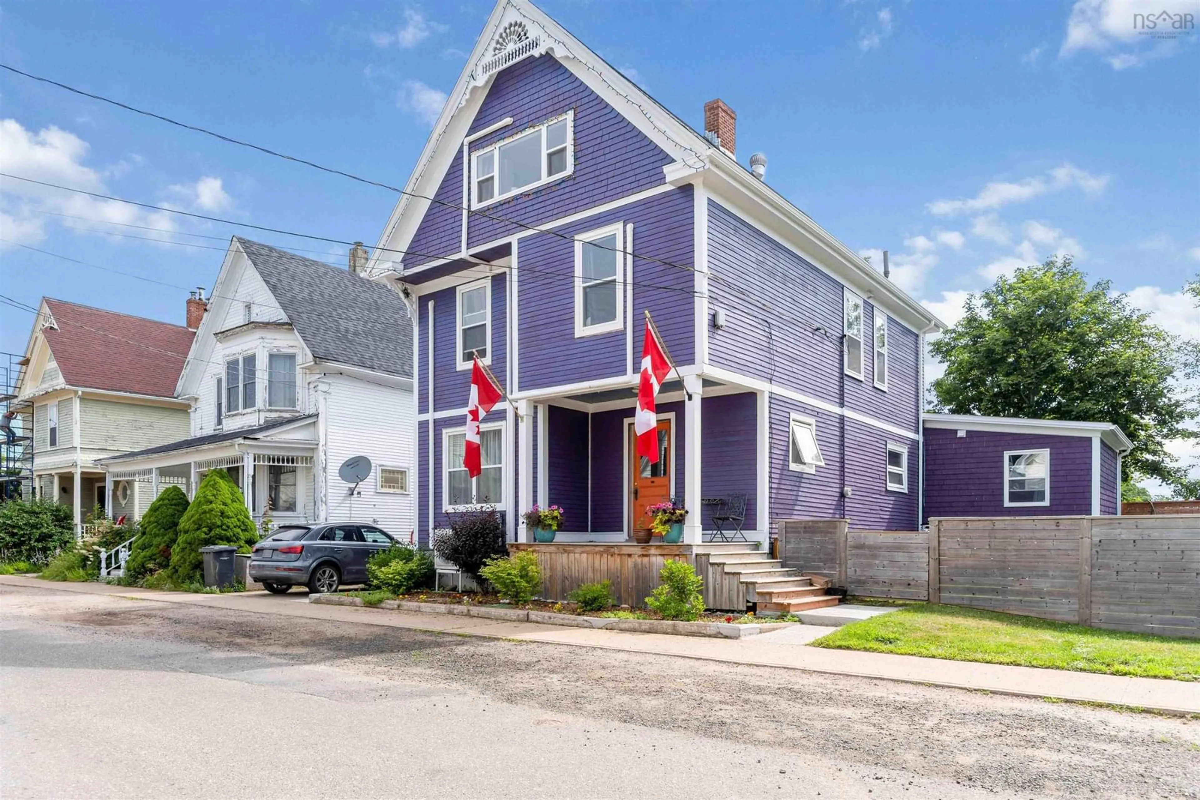 Home with vinyl exterior material, street for 22 Washington St, Bridgetown Nova Scotia B0S 1C0