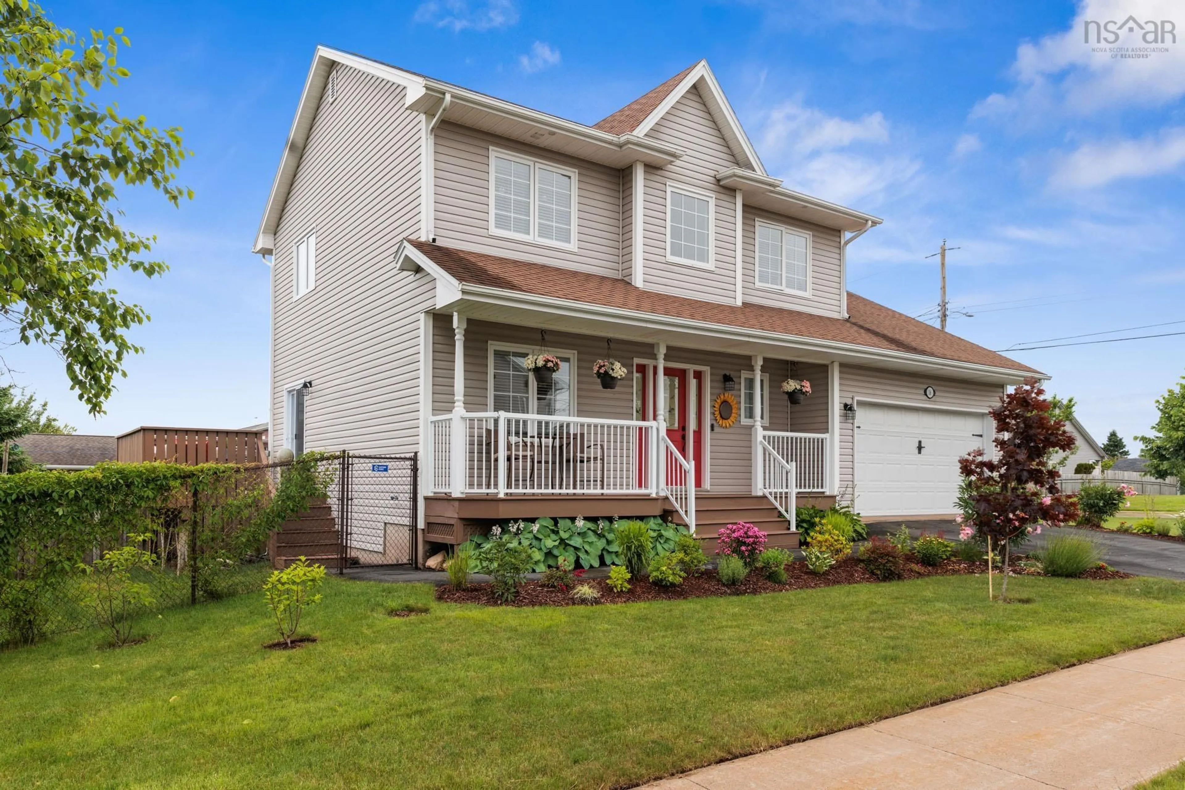 Home with vinyl exterior material, street for 16 Esh Lane, Eastern Passage Nova Scotia B3B 0E3