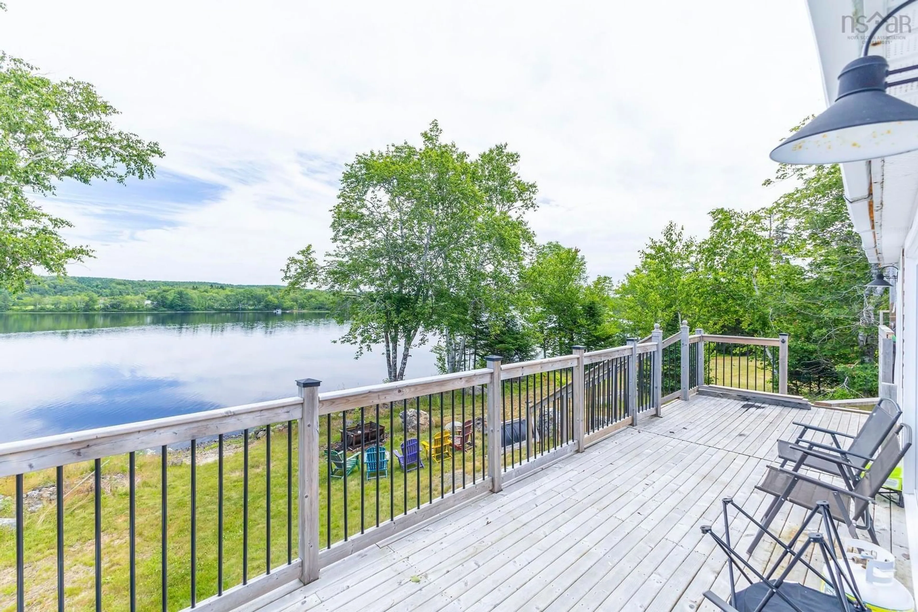 Patio, water/lake/river/ocean view for 18 Fenwick Rd, Eden Lake Nova Scotia B2H 5C7