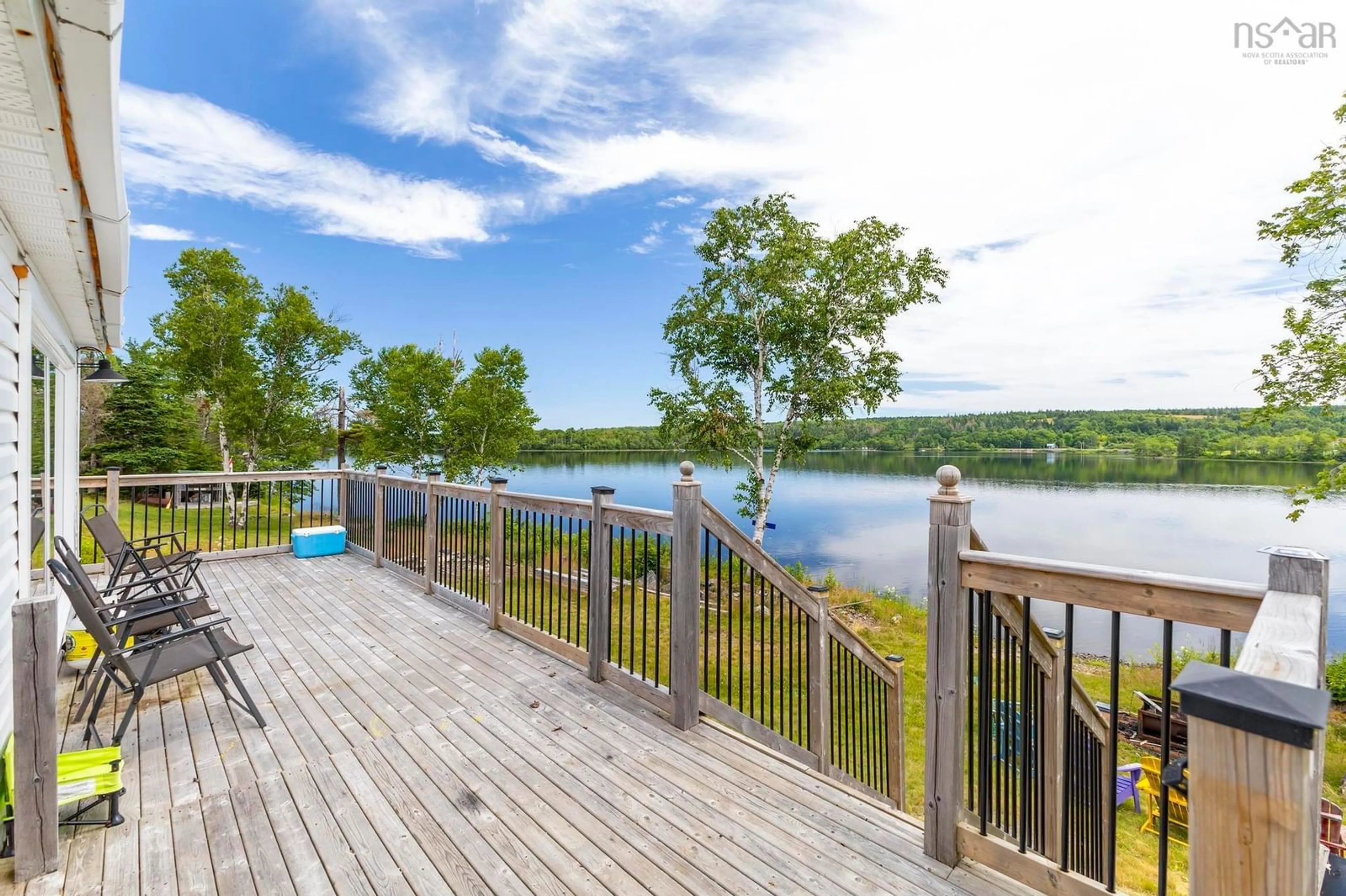 Patio, water/lake/river/ocean view for 18 Fenwick Rd, Eden Lake Nova Scotia B2H 5C7