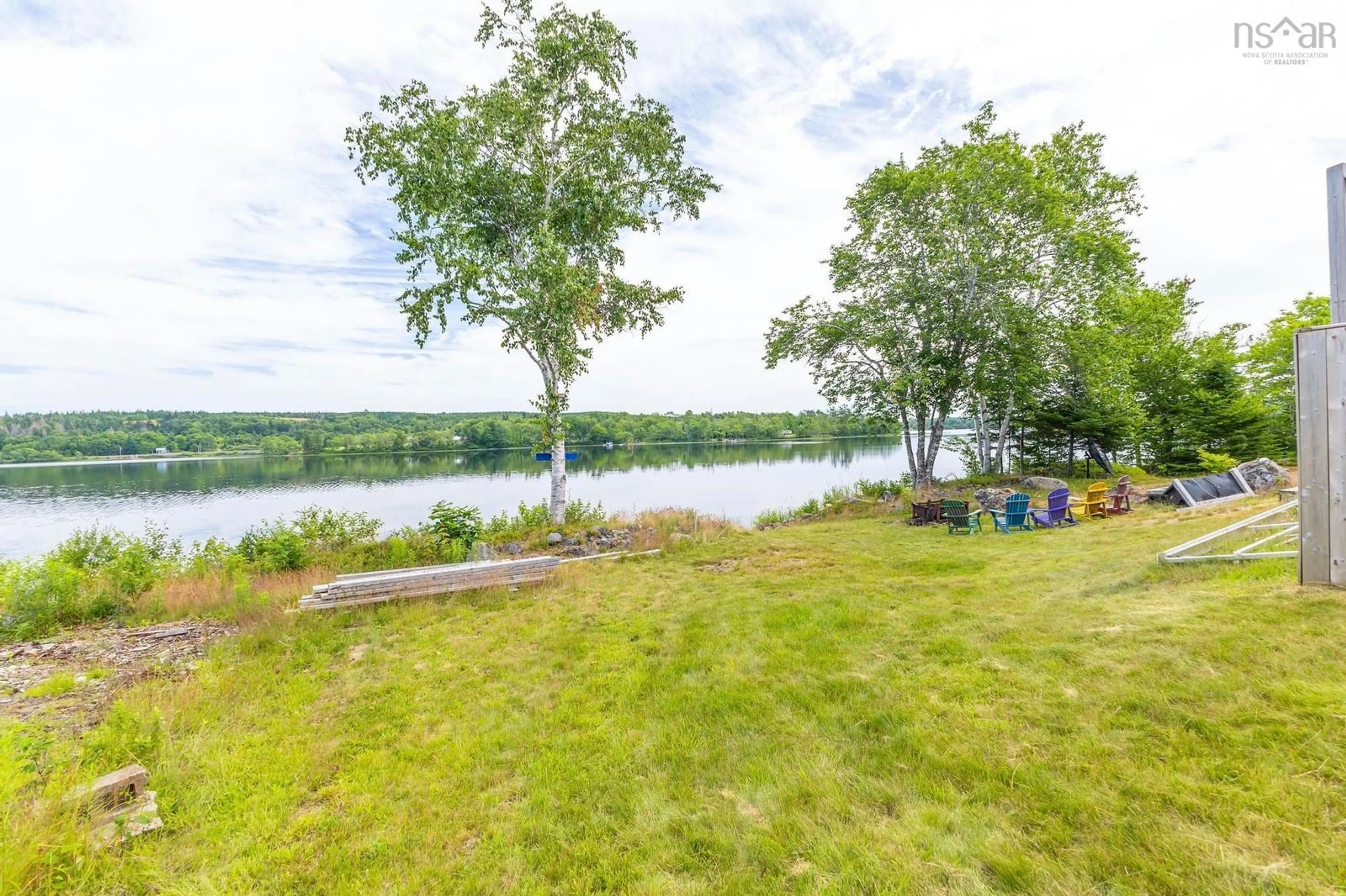 Patio, water/lake/river/ocean view for 18 Fenwick Rd, Eden Lake Nova Scotia B2H 5C7