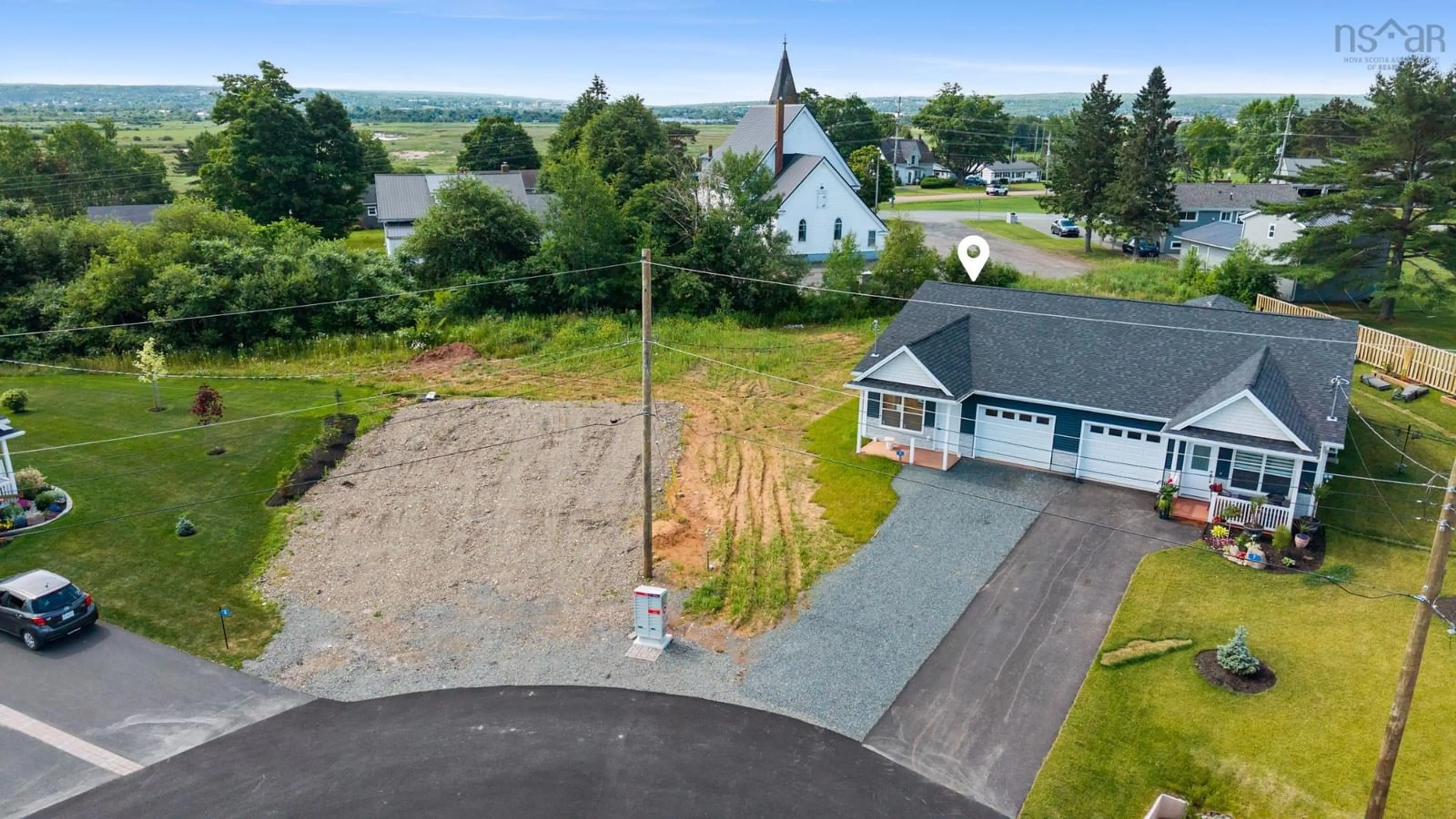 A pic from outside/outdoor area/front of a property/back of a property/a pic from drone, unknown for 5 Summer Hill Pl, Upper Onslow Nova Scotia B6L 0G9