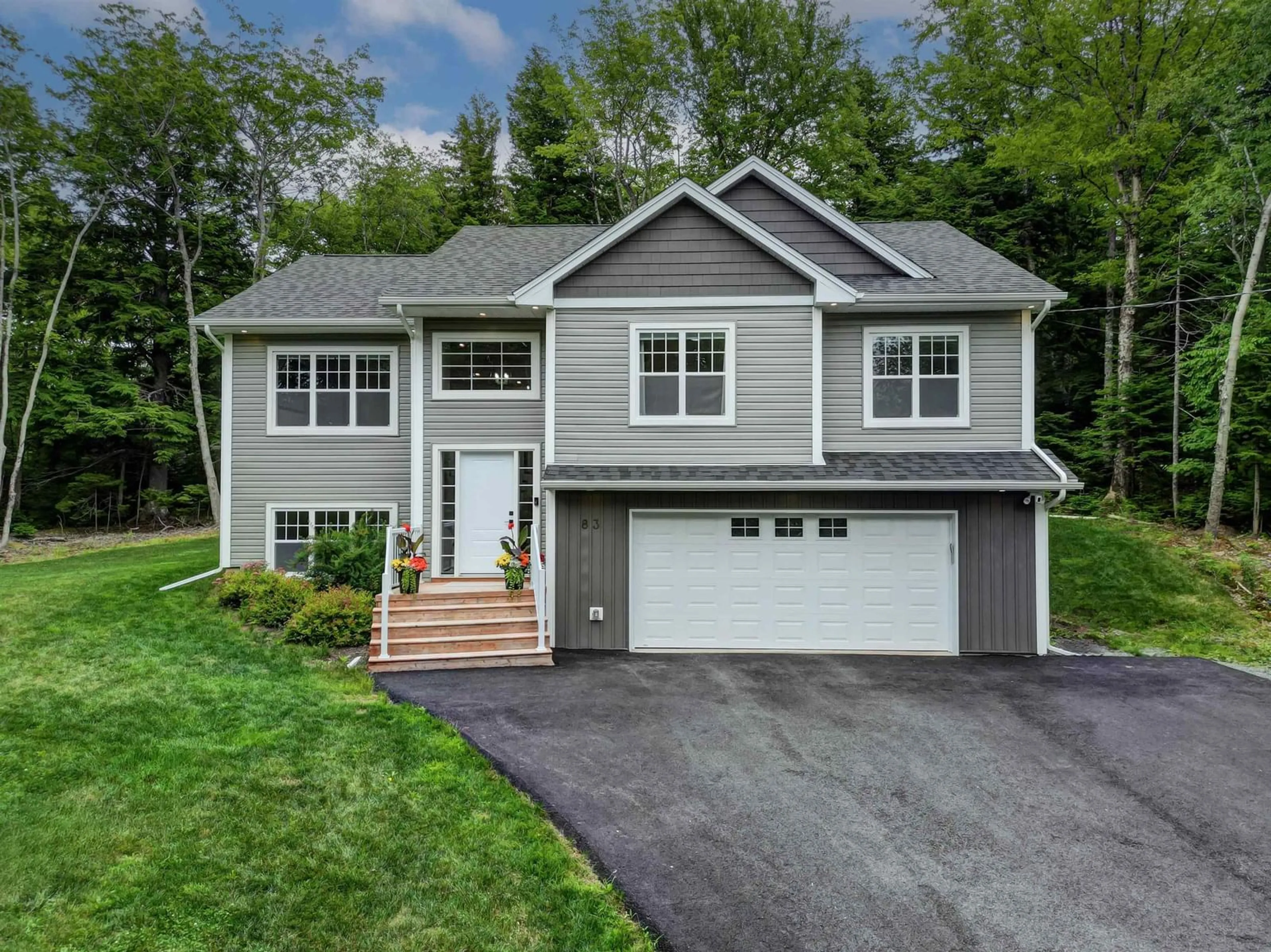 Home with vinyl exterior material, street for 83 Talisman Dr, Fall River Nova Scotia B2T 1E8