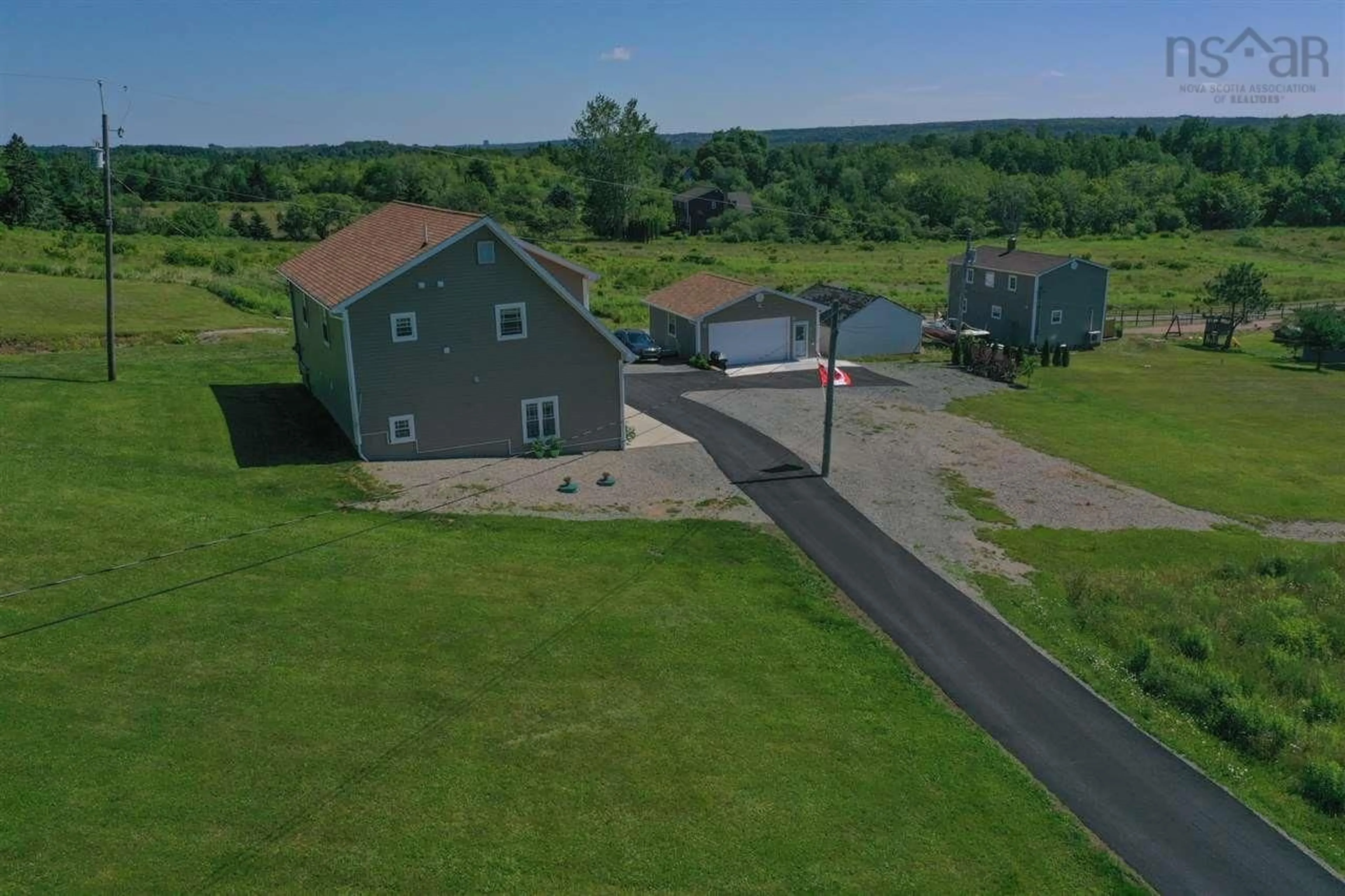 A pic from outside/outdoor area/front of a property/back of a property/a pic from drone, unknown for 1042 Coxheath Rd, Coxheath Nova Scotia B1L 1B2
