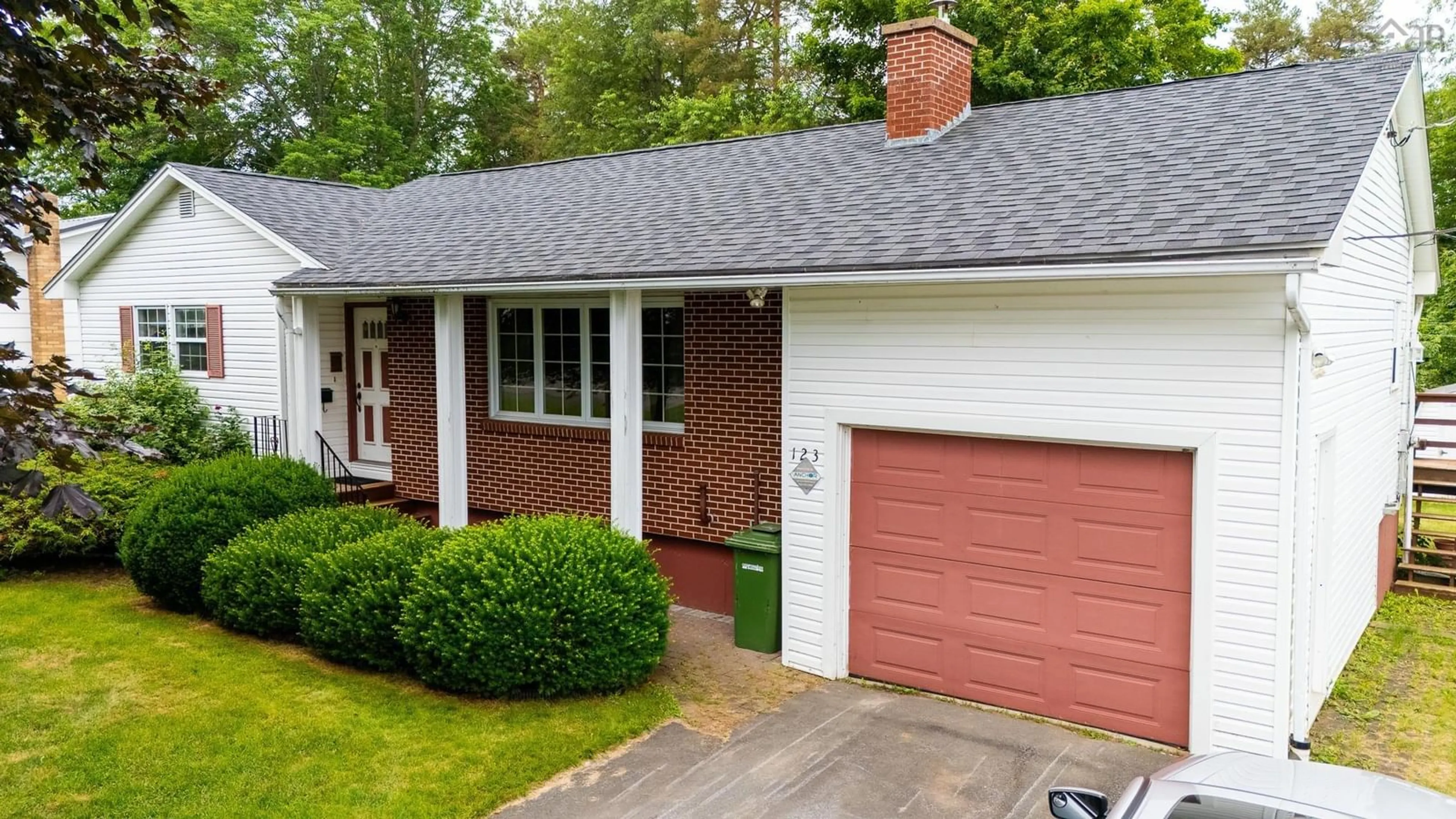 Home with vinyl exterior material, street for 123 Paisley Ave, Berwick Nova Scotia B0P 1E0