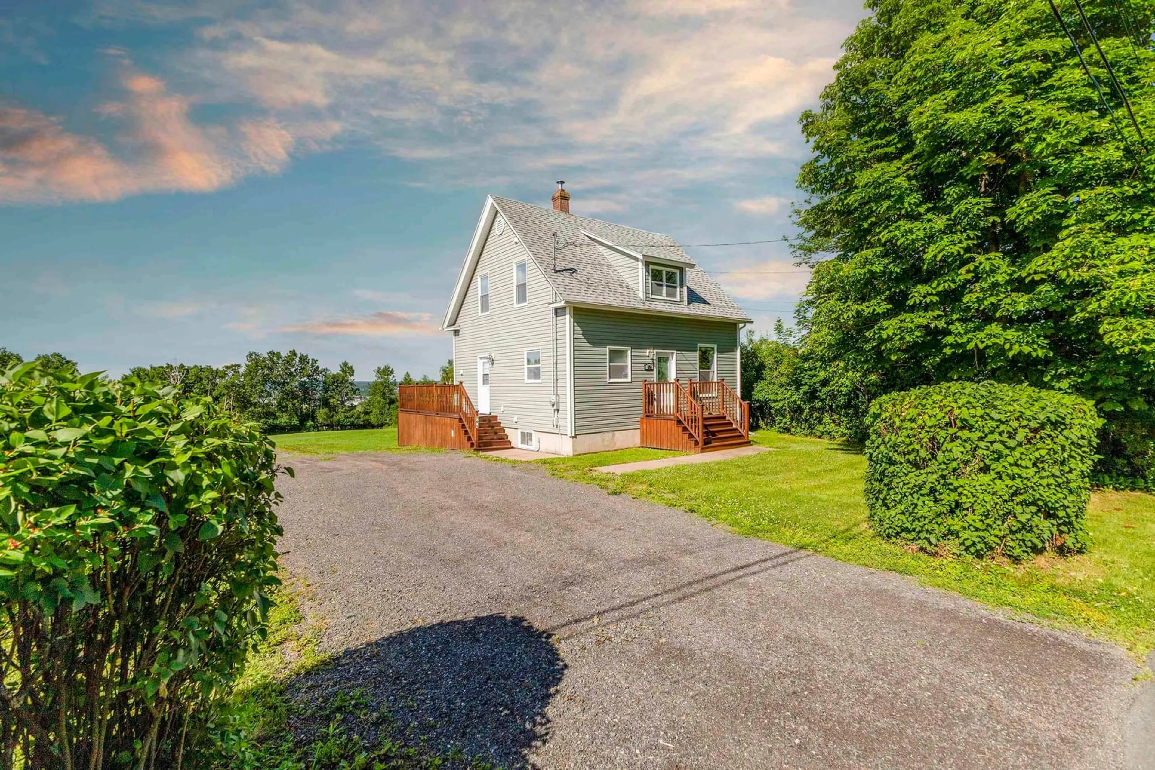 A pic from outside/outdoor area/front of a property/back of a property/a pic from drone, street for 591 Lorne St, New Glasgow Nova Scotia B2H 4L4
