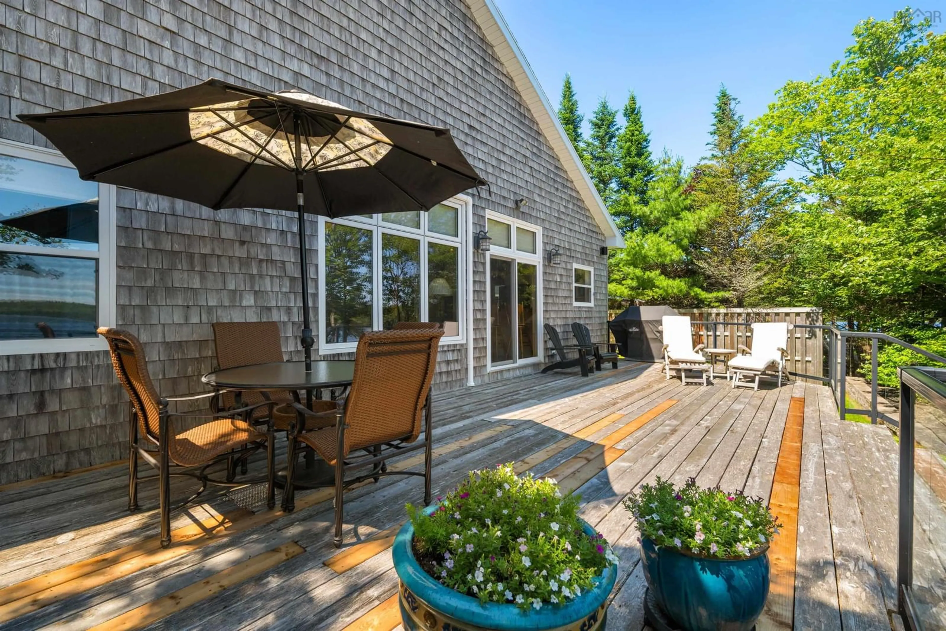 Patio, water/lake/river/ocean view for 89 Petpeswick Dr, Gaetz Brook Nova Scotia B0J 2L0