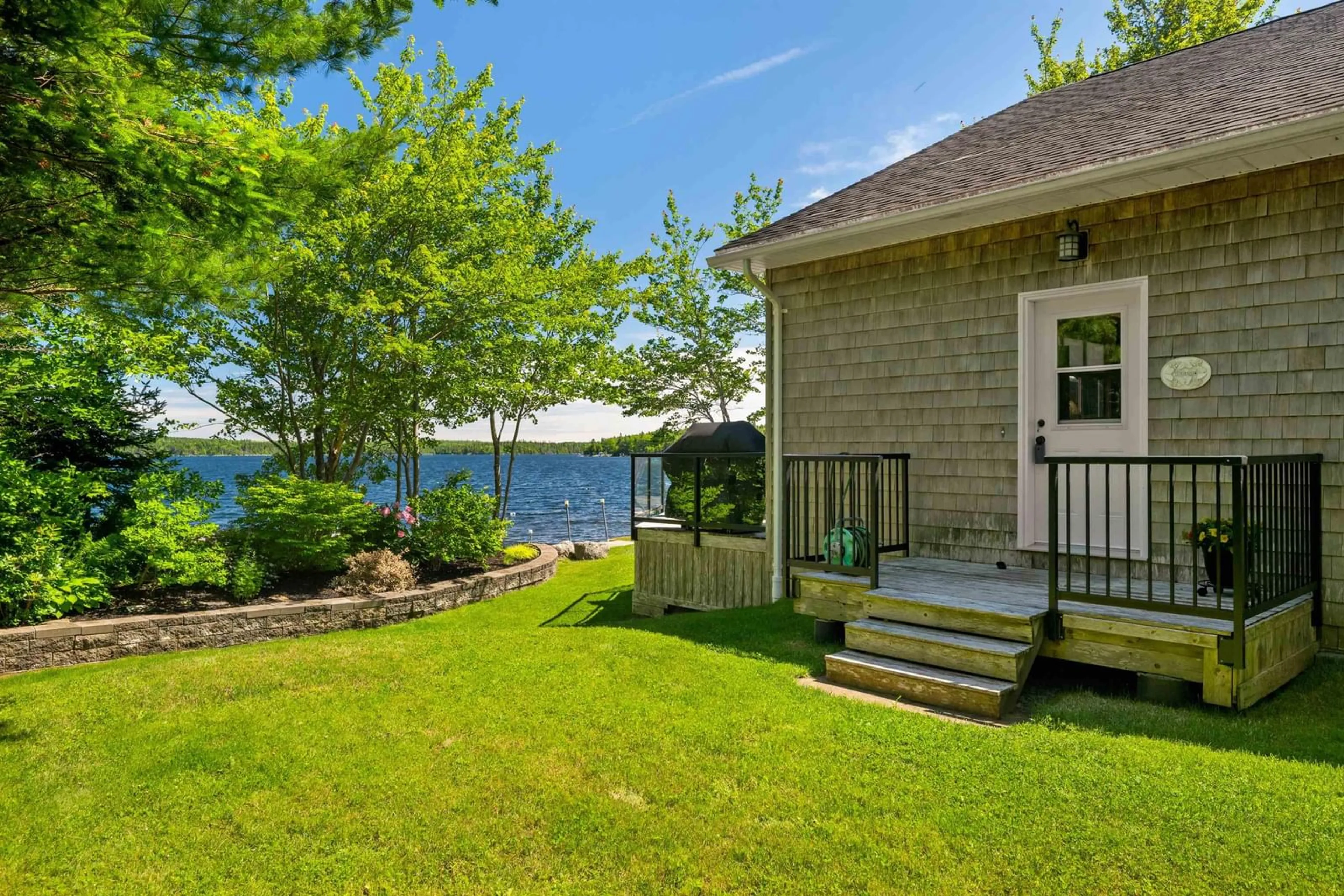 Patio, water/lake/river/ocean view for 89 Petpeswick Dr, Gaetz Brook Nova Scotia B0J 2L0