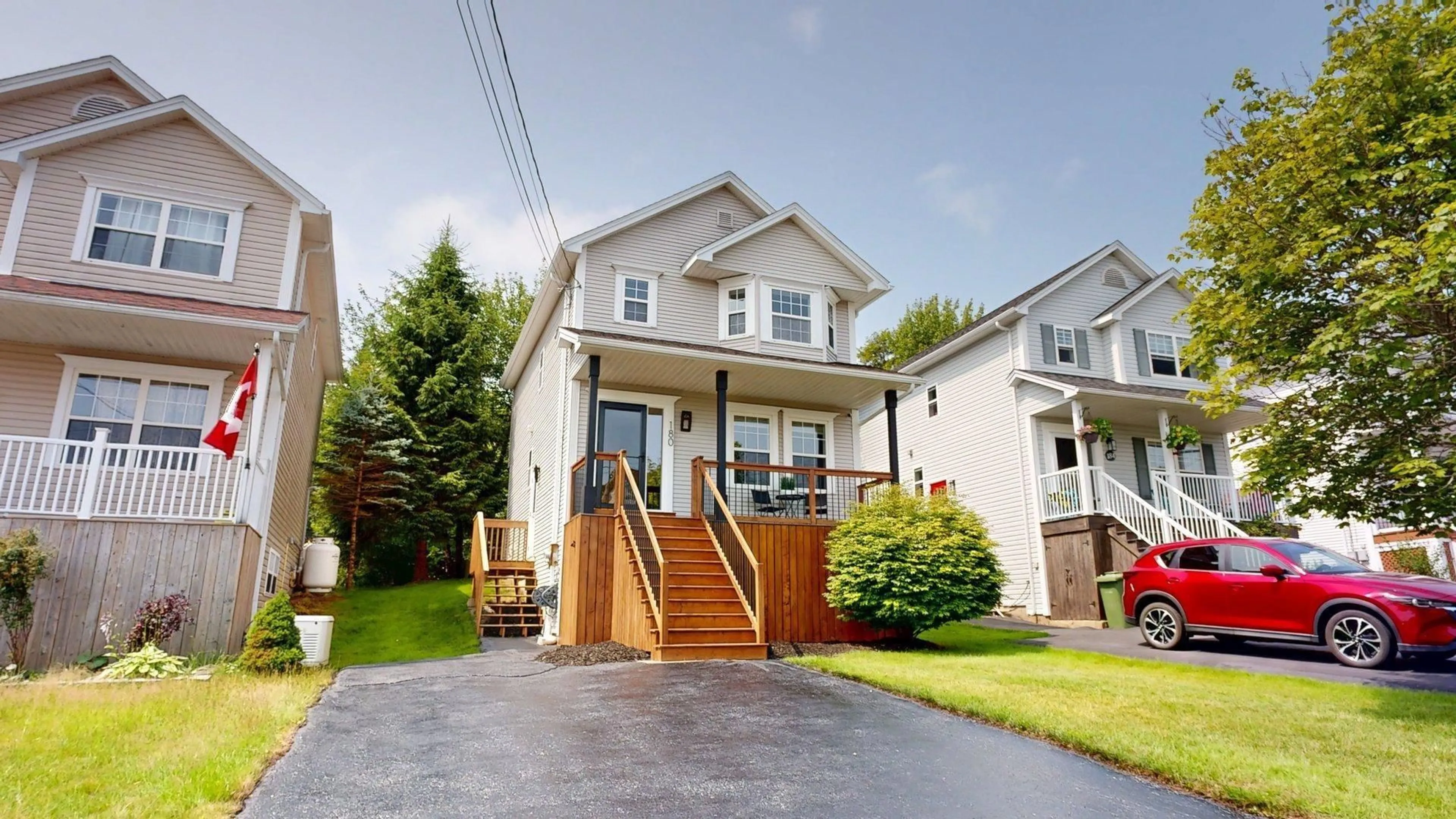 Home with vinyl exterior material, street for 180 James Street, Timberlea Nova Scotia B3T 1P1