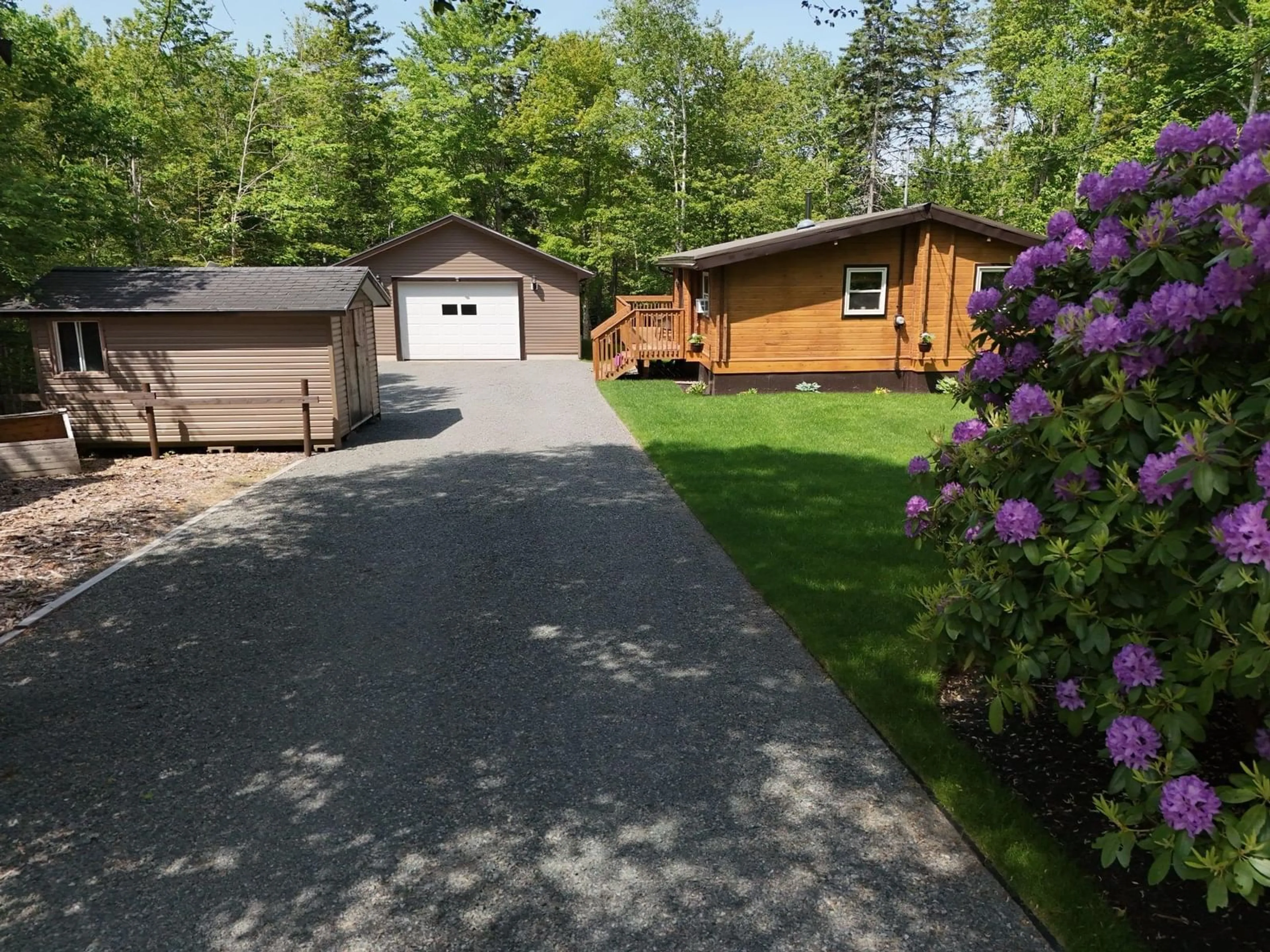 A pic from outside/outdoor area/front of a property/back of a property/a pic from drone, street for 293 Greg Rd, Greenfield Nova Scotia B6L 3N5