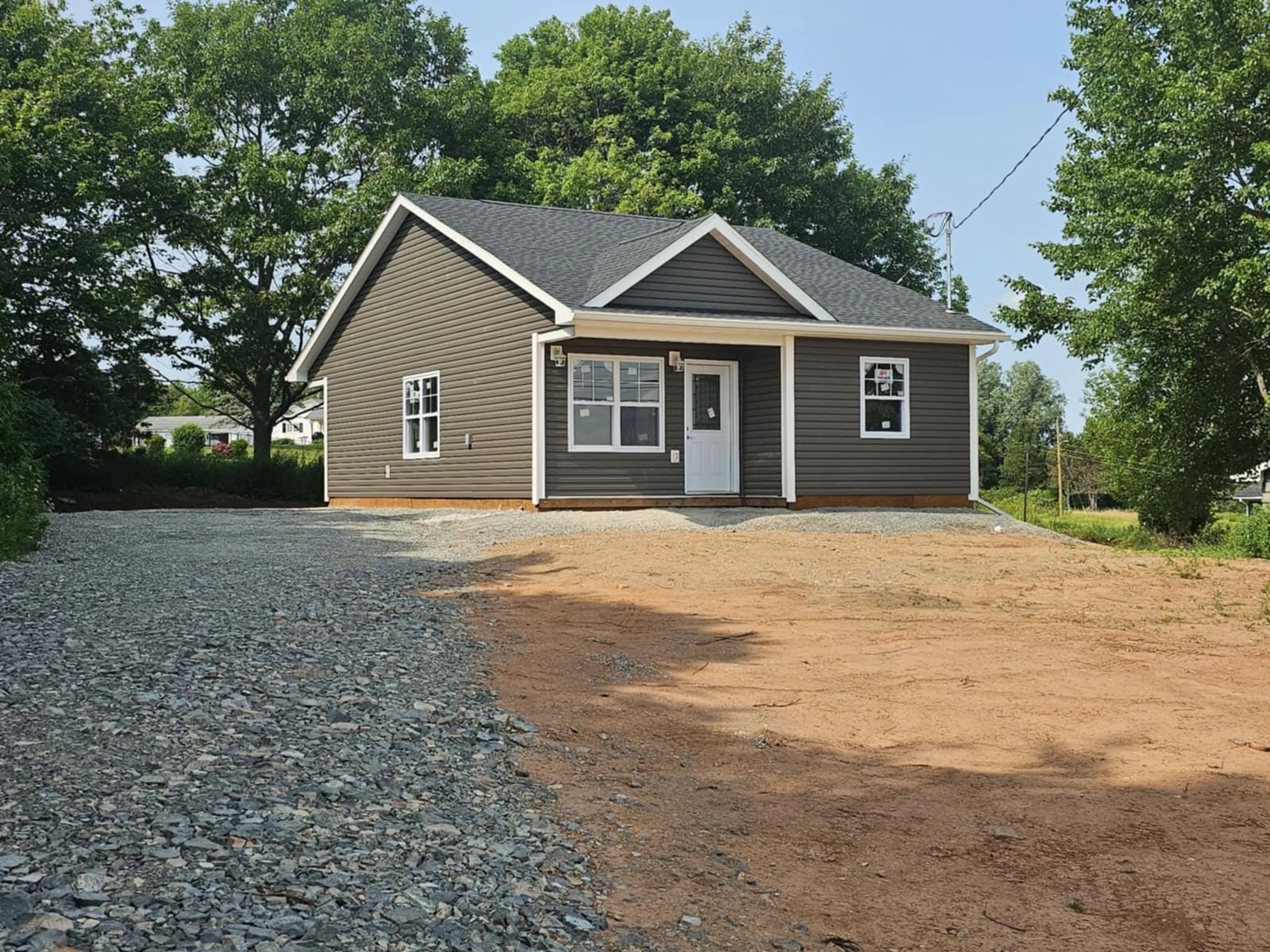 Home with vinyl exterior material, street for 13187 Highway 2, Central Onslow Nova Scotia B6L 5C7