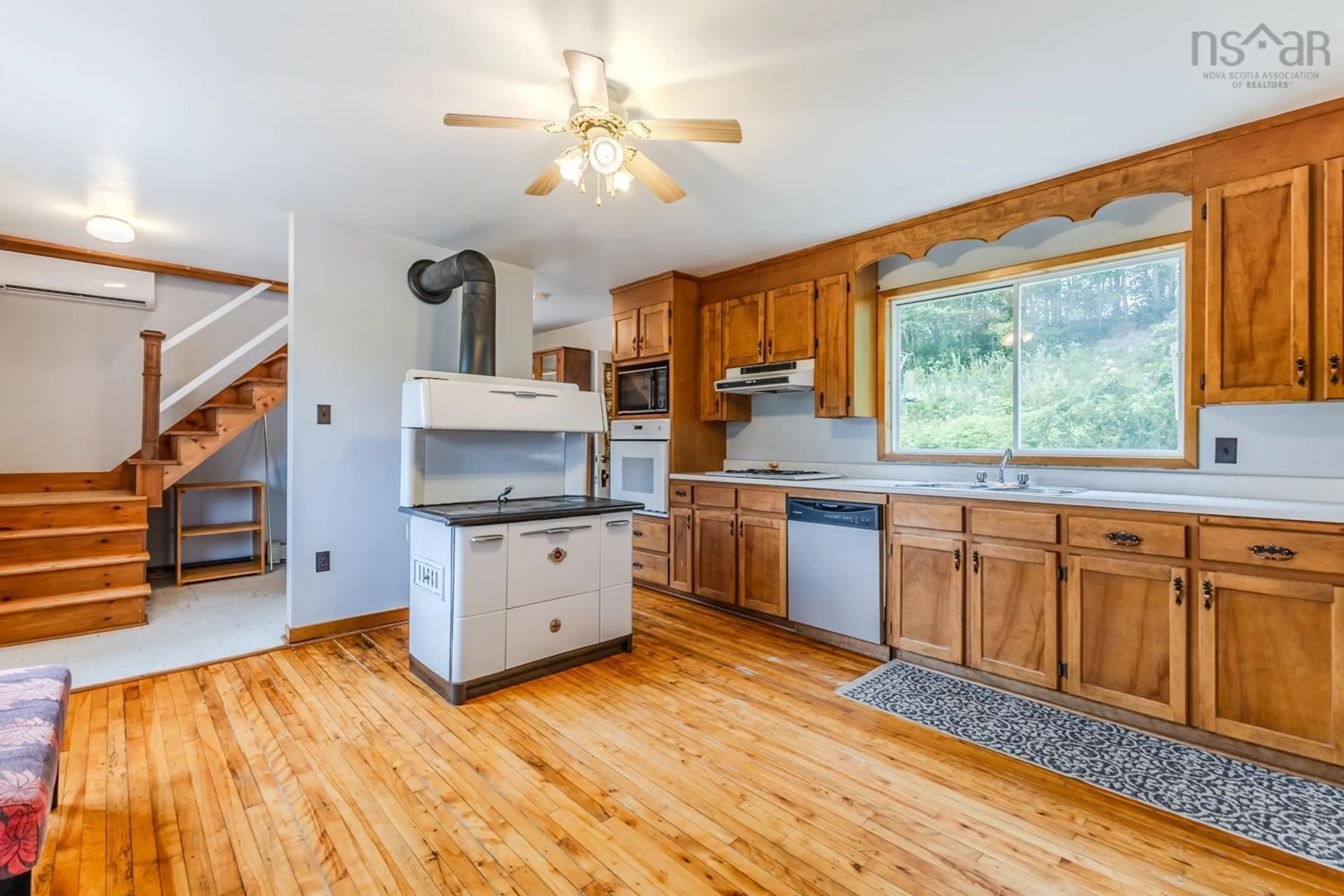 Open concept kitchen, wood/laminate floor for 9781 Highway 311, Tatamagouche Nova Scotia B0K 1V0