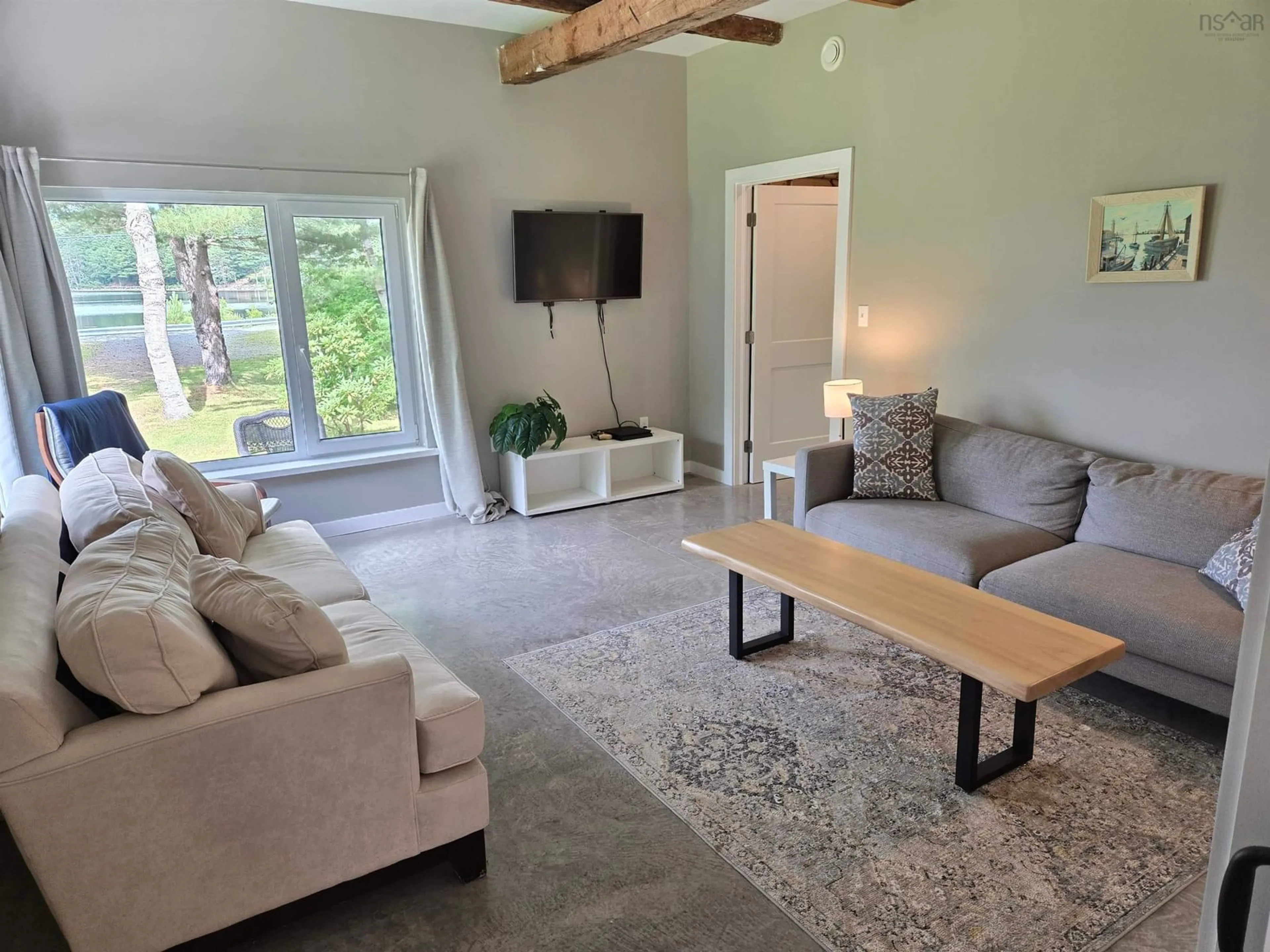 Living room with furniture, unknown for 6560 Highway 332, Upper Lahave Nova Scotia B4V 7B4