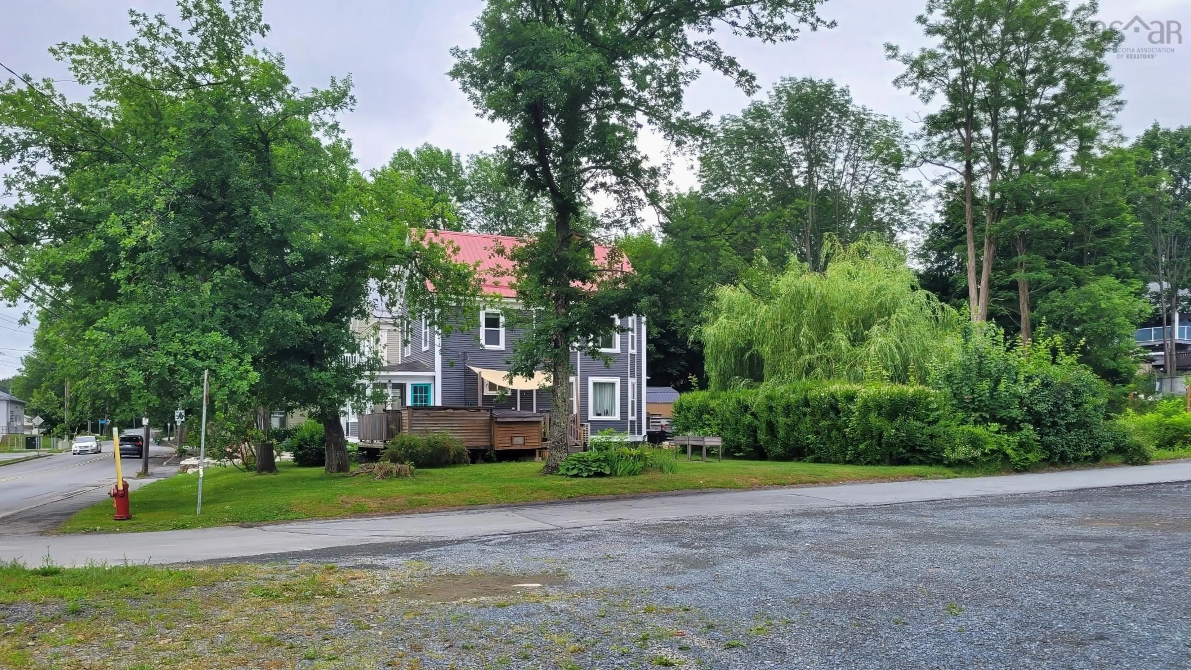 A pic from outside/outdoor area/front of a property/back of a property/a pic from drone, street for 185 King St, Bridgewater Nova Scotia B4V 1A5