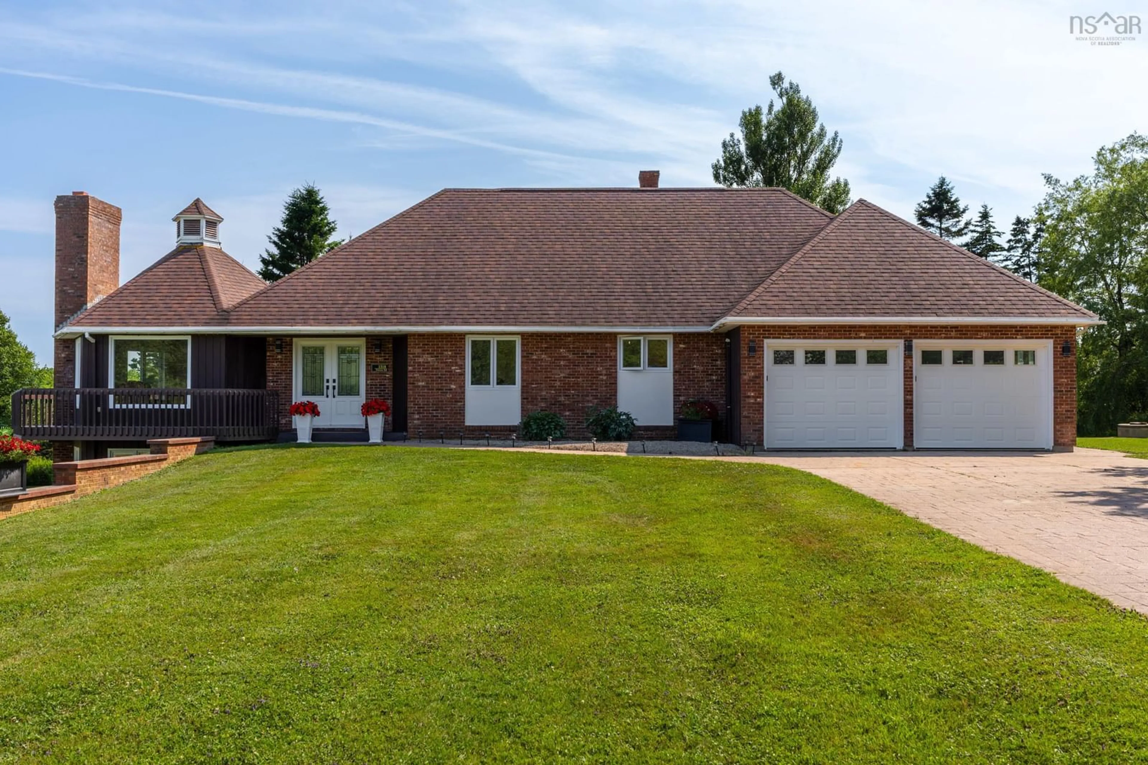 Home with brick exterior material, street for 1518 Patrice Road, Concession Nova Scotia B0W 1M0