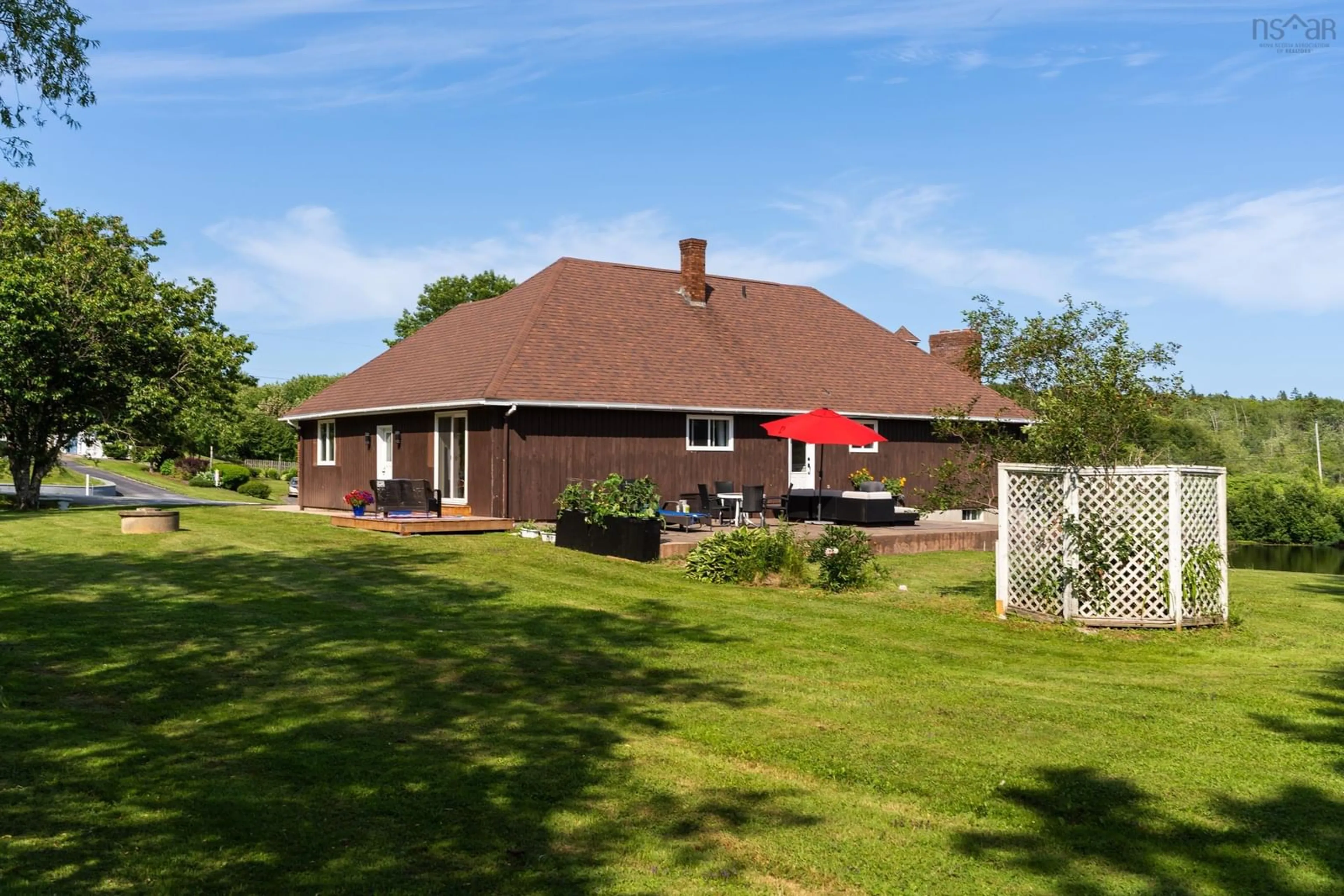 A pic from outside/outdoor area/front of a property/back of a property/a pic from drone, unknown for 1518 Patrice Road, Concession Nova Scotia B0W 1M0