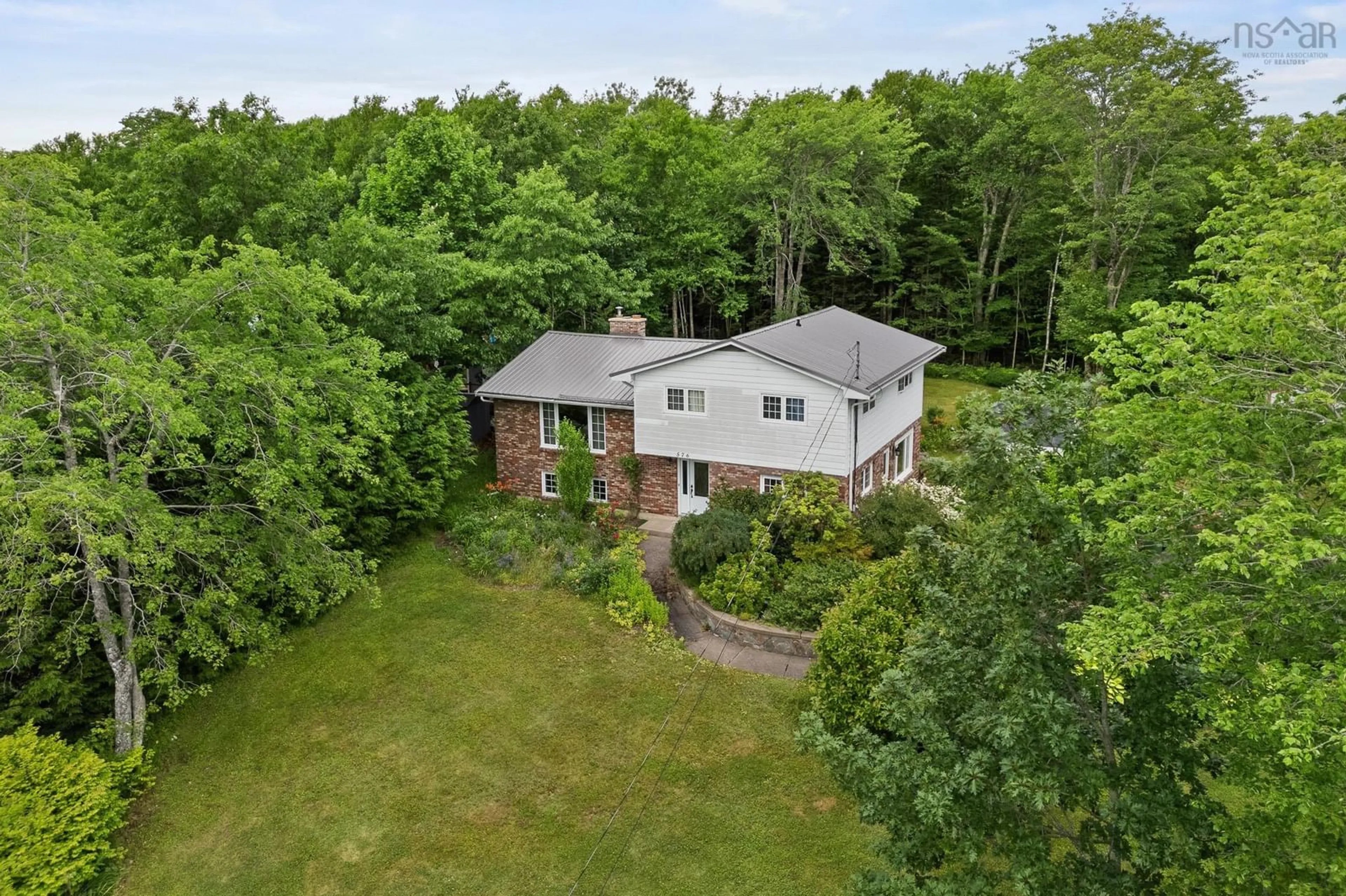 A pic from outside/outdoor area/front of a property/back of a property/a pic from drone, unknown for 576 Lakeview Ave, Middle Sackville Nova Scotia B4E 3B8