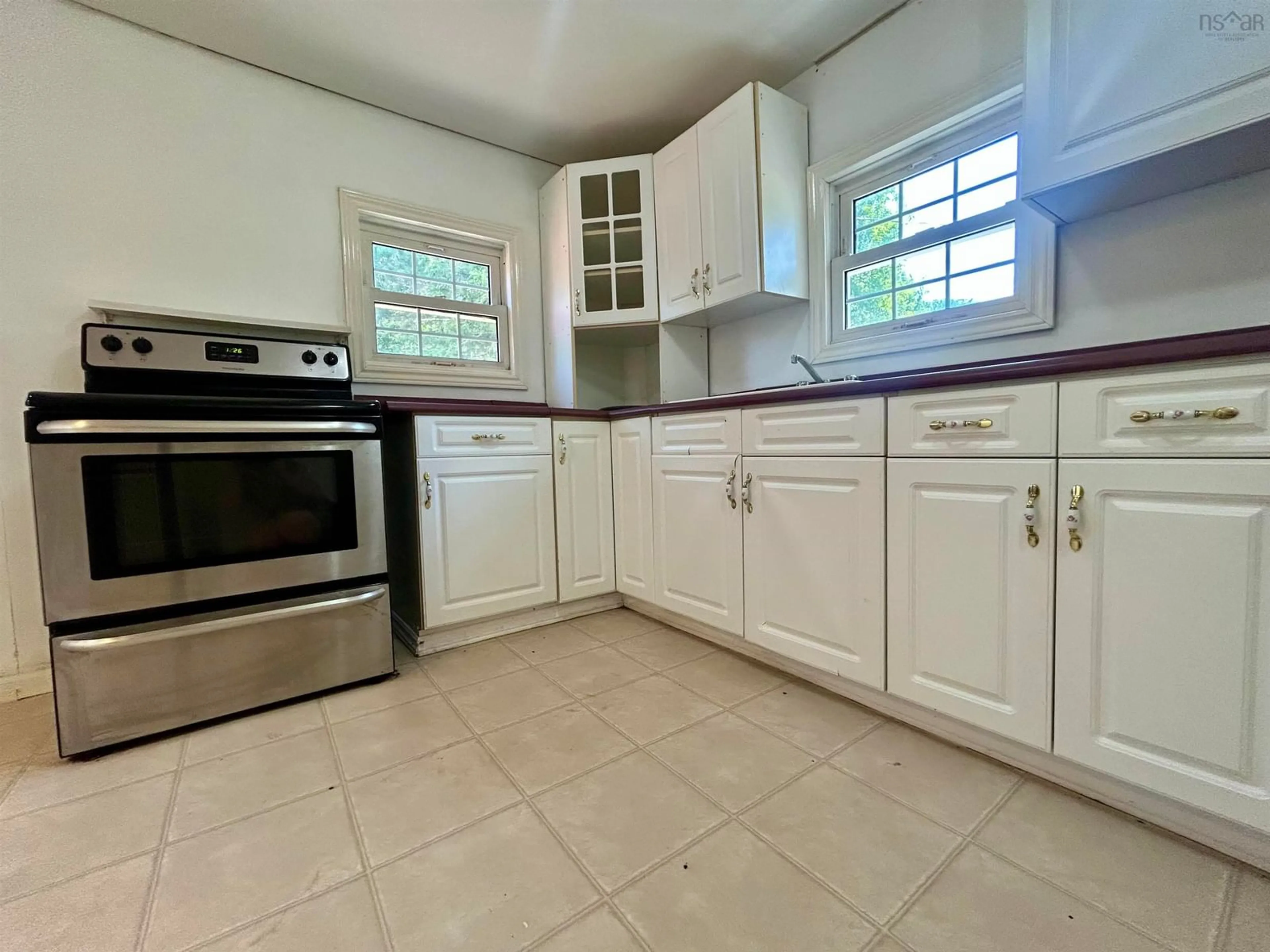 Standard kitchen, ceramic/tile floor for 4452 East River East Side Rd, Plymouth Nova Scotia B2H 5C5
