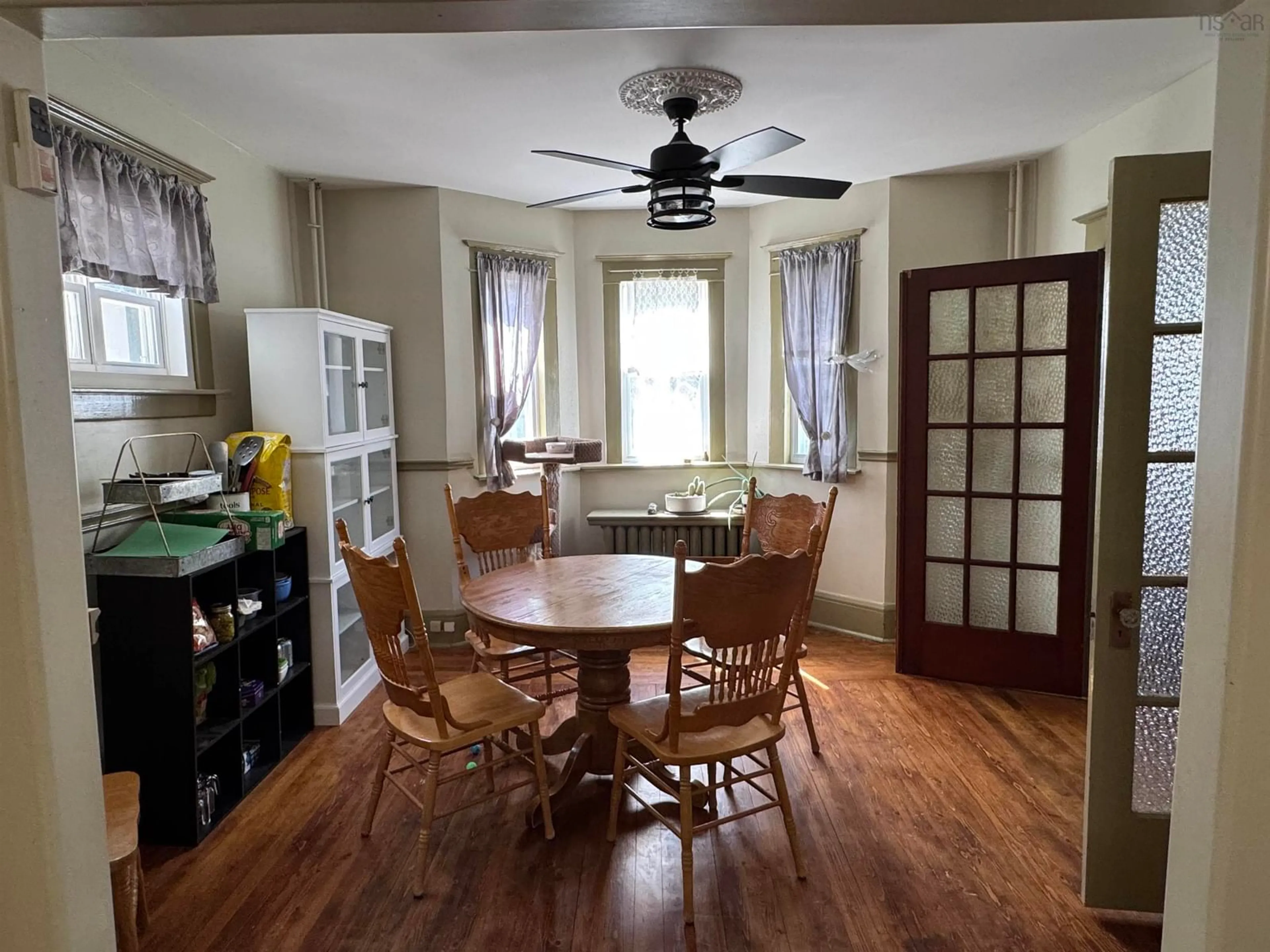 Dining room, wood/laminate floor for 232 Brunswick St, Truro Nova Scotia B2N 2J1