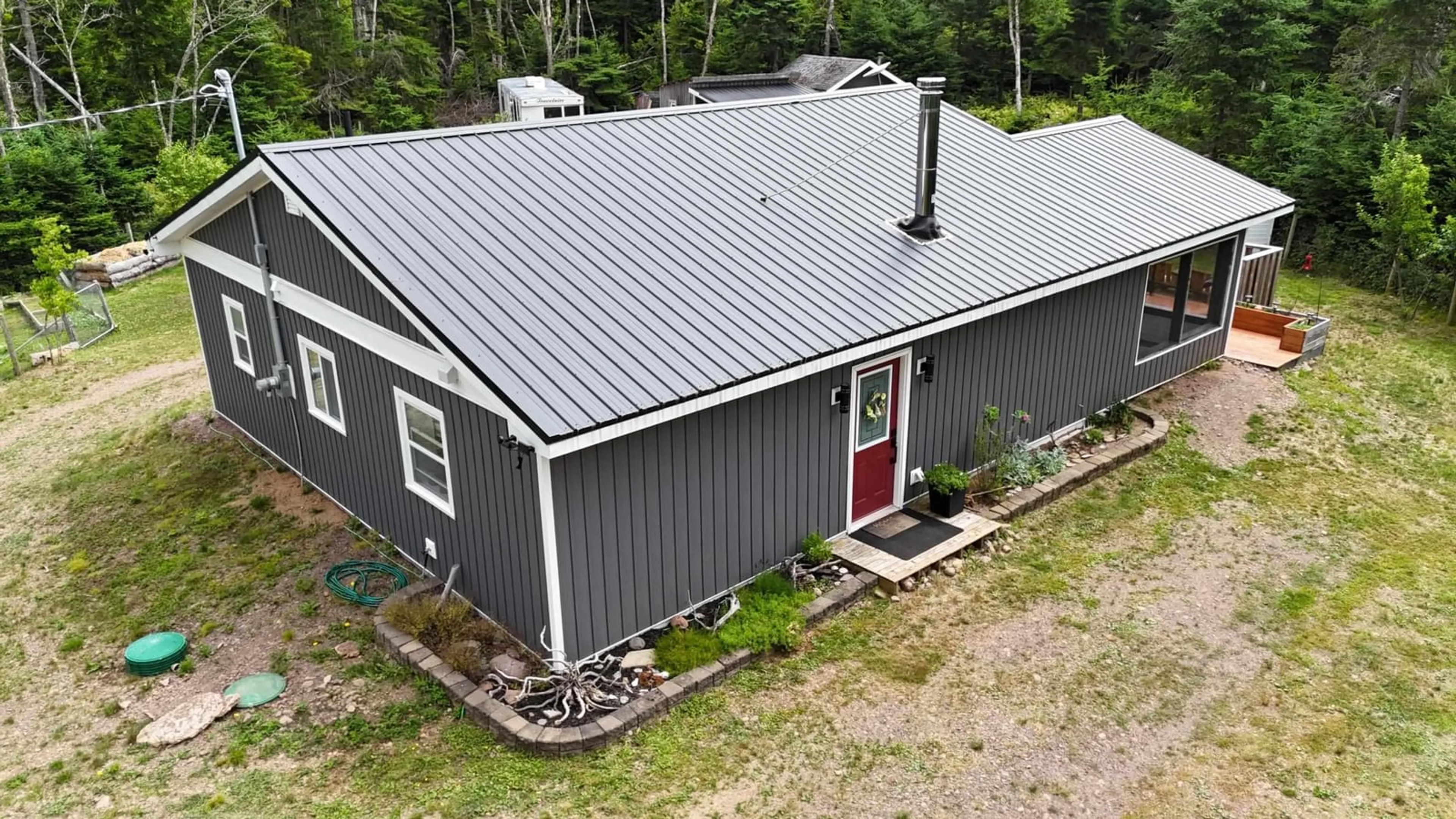 A pic from outside/outdoor area/front of a property/back of a property/a pic from drone, building for 498 Fox Point Rd, Fox River Nova Scotia B0M 1S0
